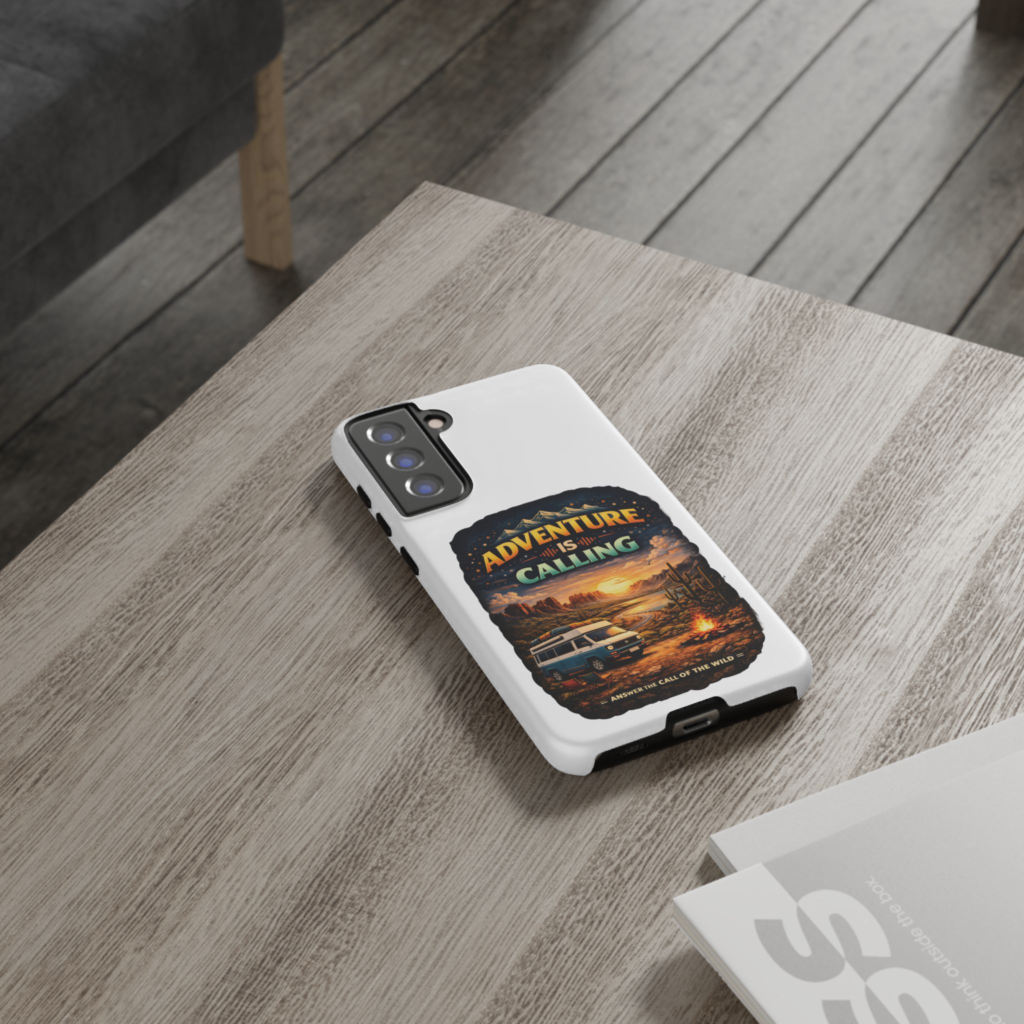 14075156288777208816_2048.jpeg Phone Case — "Adventure Is Calling" (Design Scenic-Line)