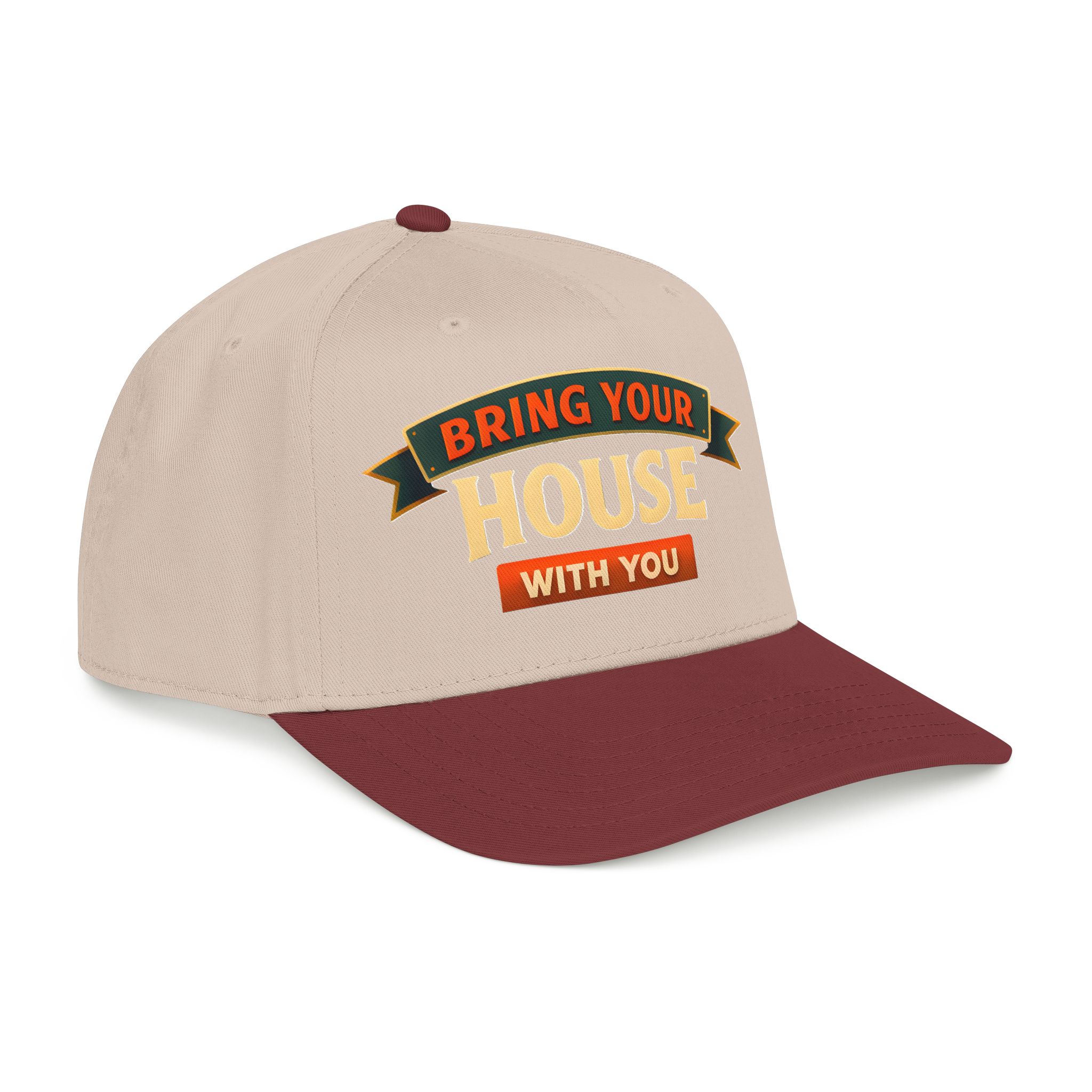 Baseball Cap - "Bring Your House With You" Design Scenic-Line