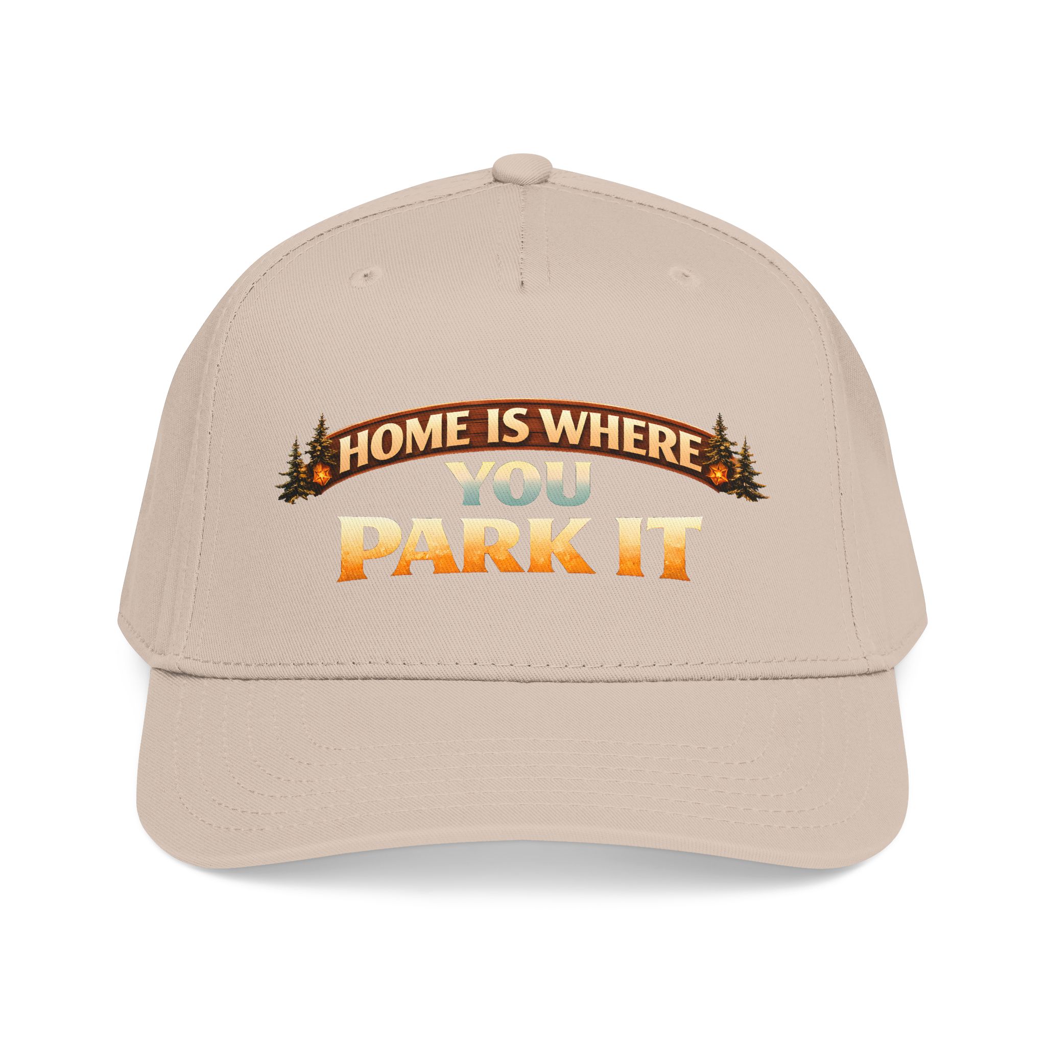 Baseball Cap - "Home Is Where You Park It" Design Scenic-Line