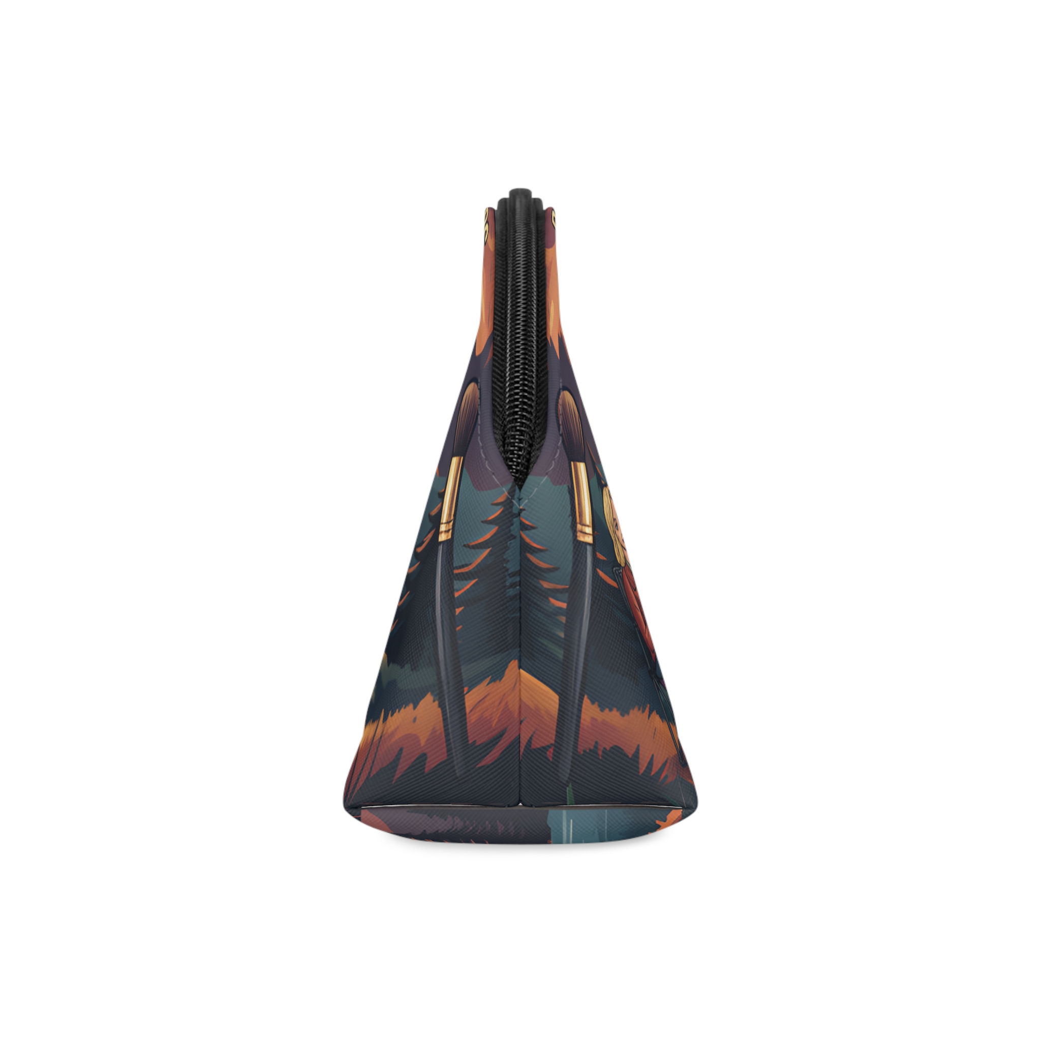 Makeup Bag — "Roads Trips ANd Red Lips" campervan quoted