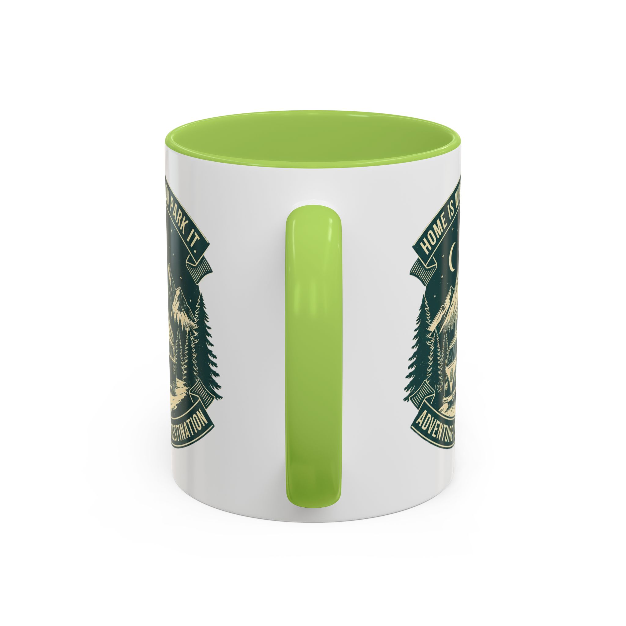 Coffee Mug — "Home Is Where You Park It-Adventure is the destination"  (11/15oz) (Both sides printed)