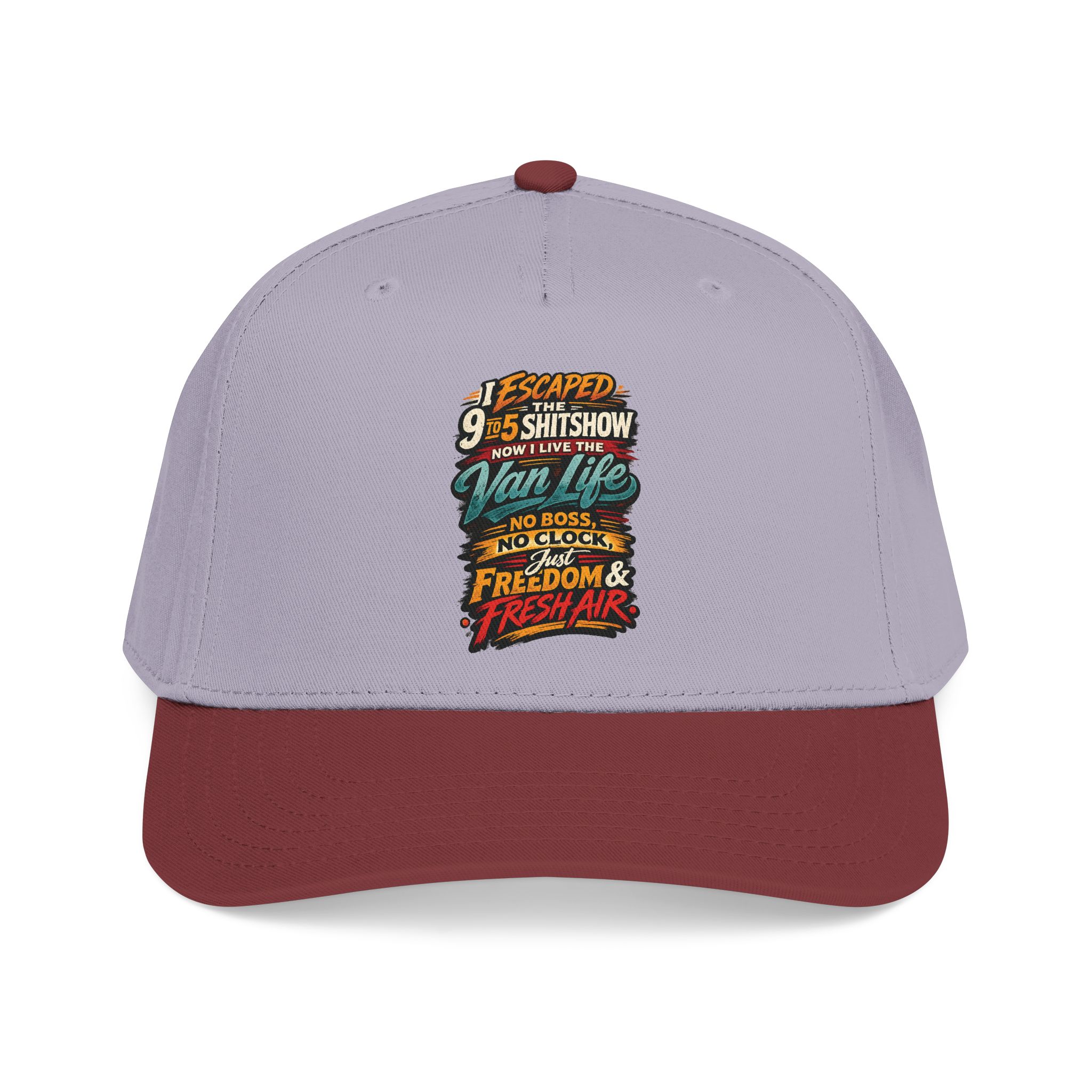 Baseball Cap - "I Escaped The 9 To 5" Design F**K-Line