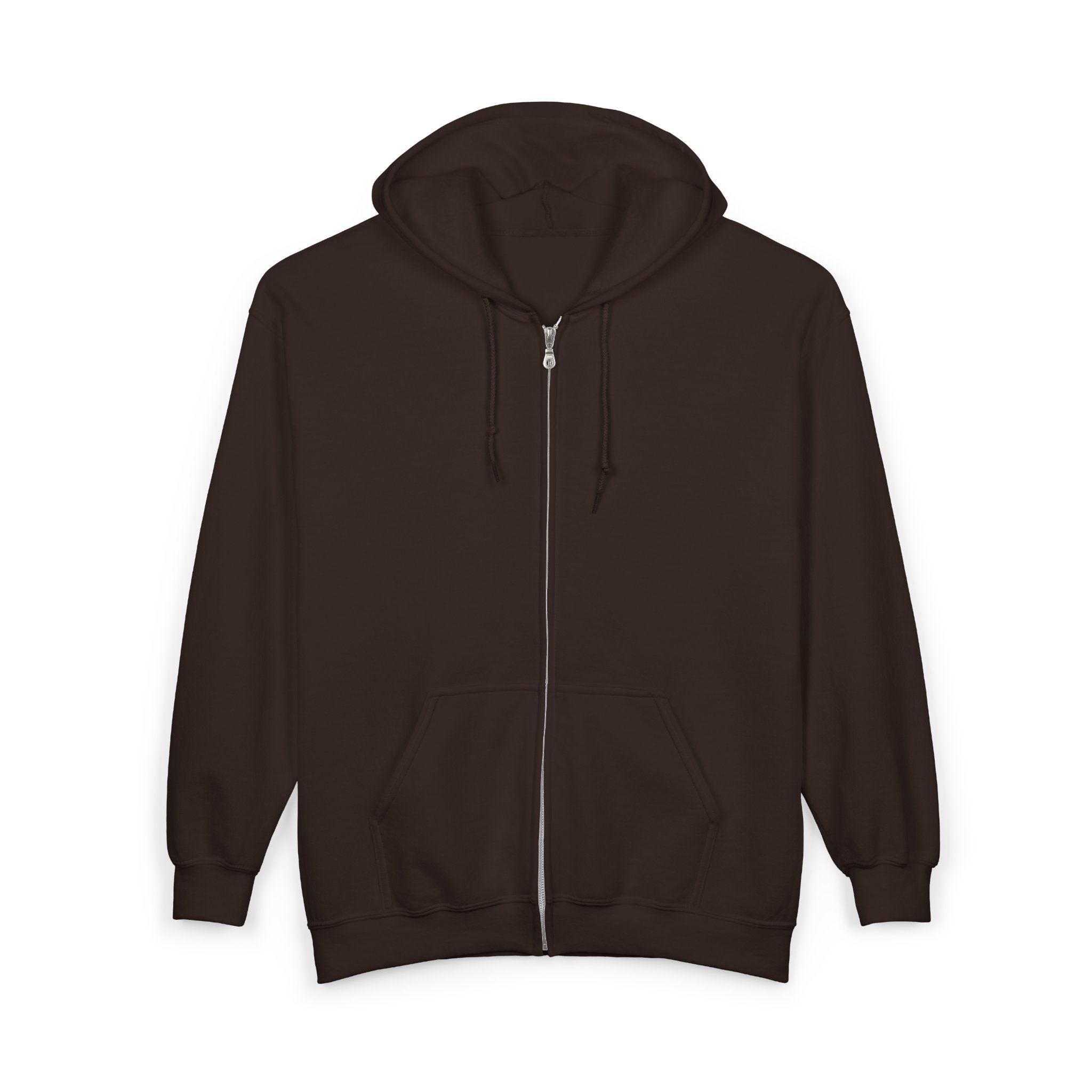 Zip Hoodie — "Adventure Awaits-Go Where You Feel Most Alive" (Only Back Printed) Camper Van Adventure Zip-Up