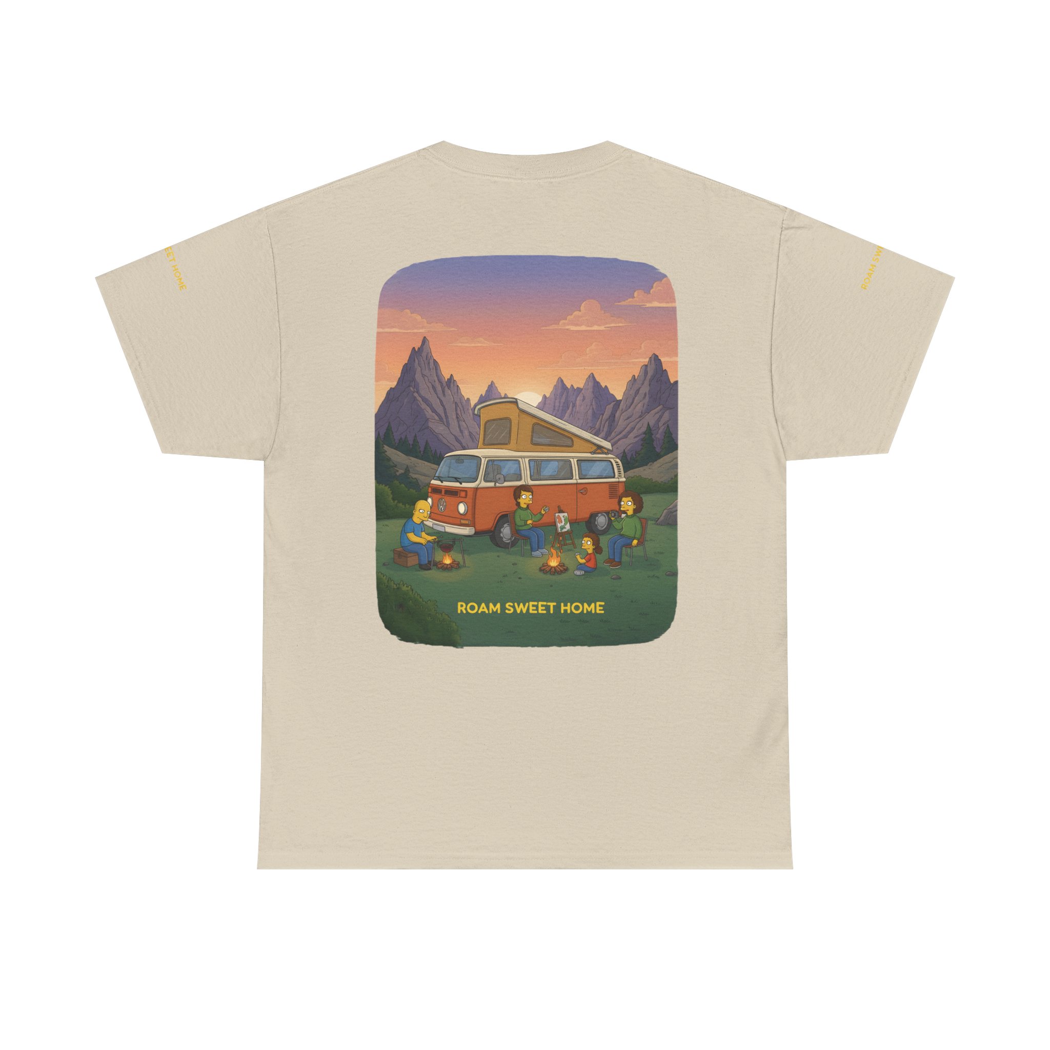 Unisex Heavy Cotton Tee — "Roam Sweet Home" Design Sitcom-Line