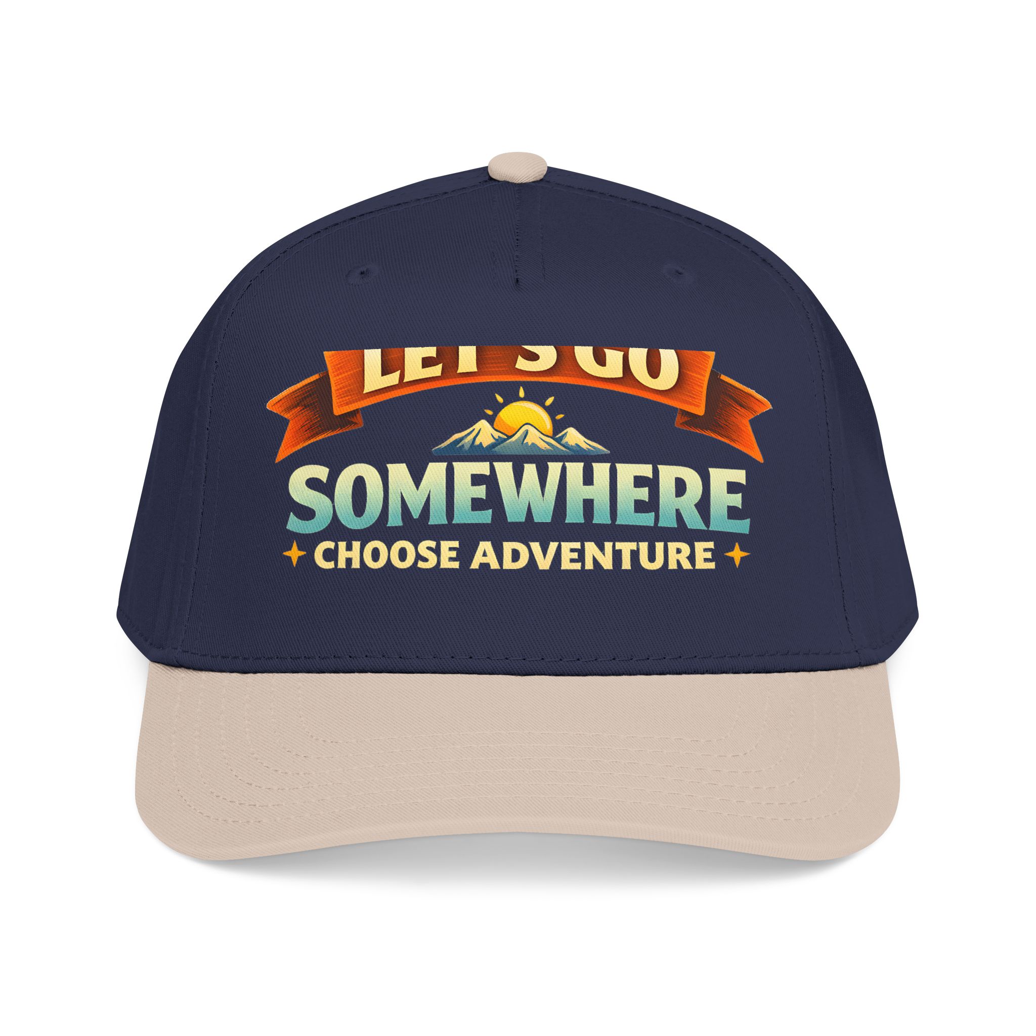 14143563560714363898_2048.jpeg Baseball Cap - "Lets Go Somewhere" Design Scenic-Line