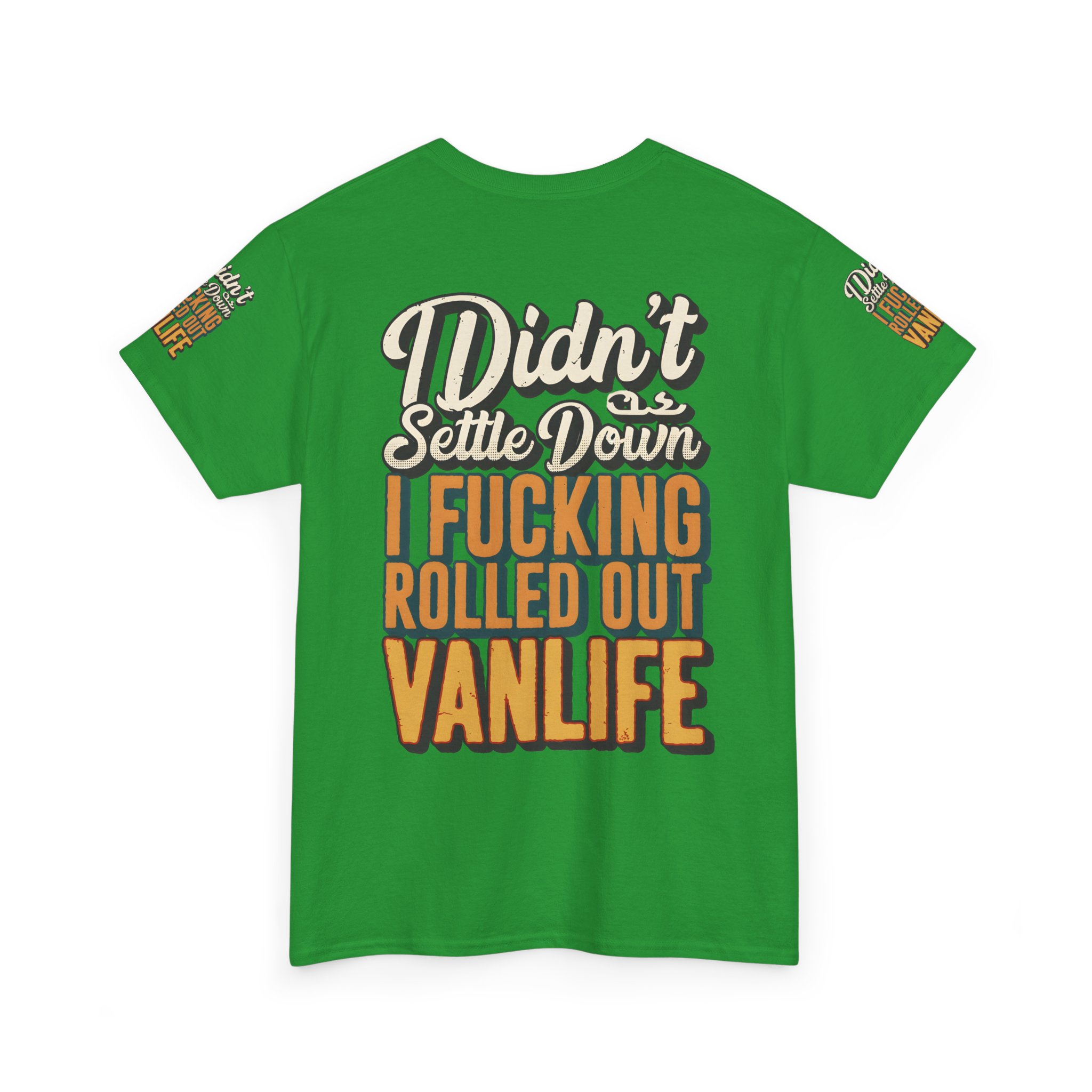 14158833419593862861_2048.jpeg Unisex Heavy Cotton Tee — "Dind´t Settle Down" Design F**K-Line