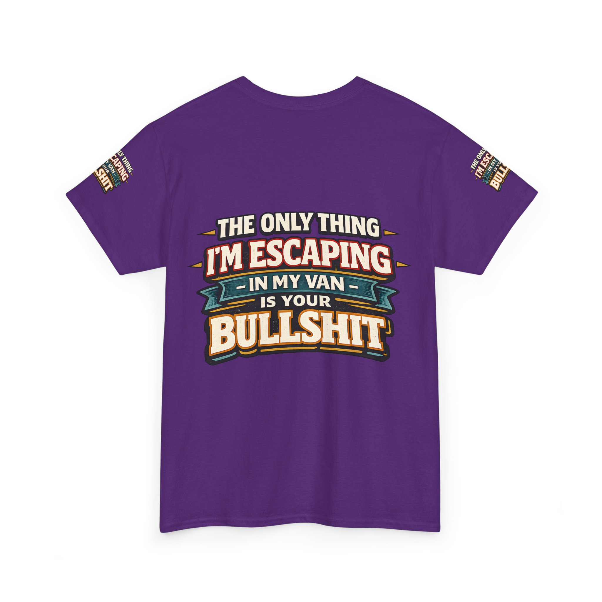 Unisex Heavy Cotton Tee — "The Only Thing I´m Escaping" Design F**K-Line