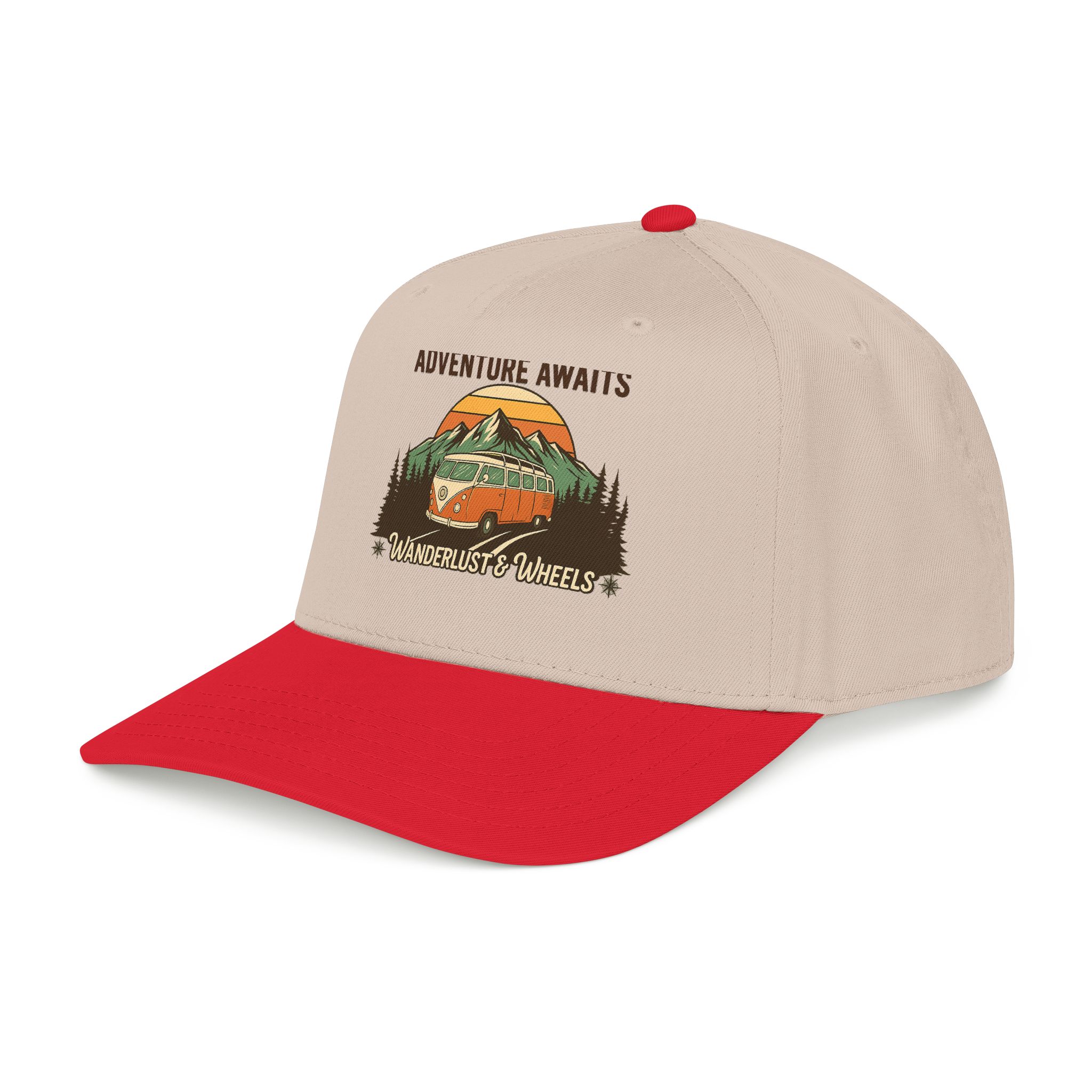 Baseball Cap - "Home Is Where You Adventure Awaits" Mid Profile Baseball Cap