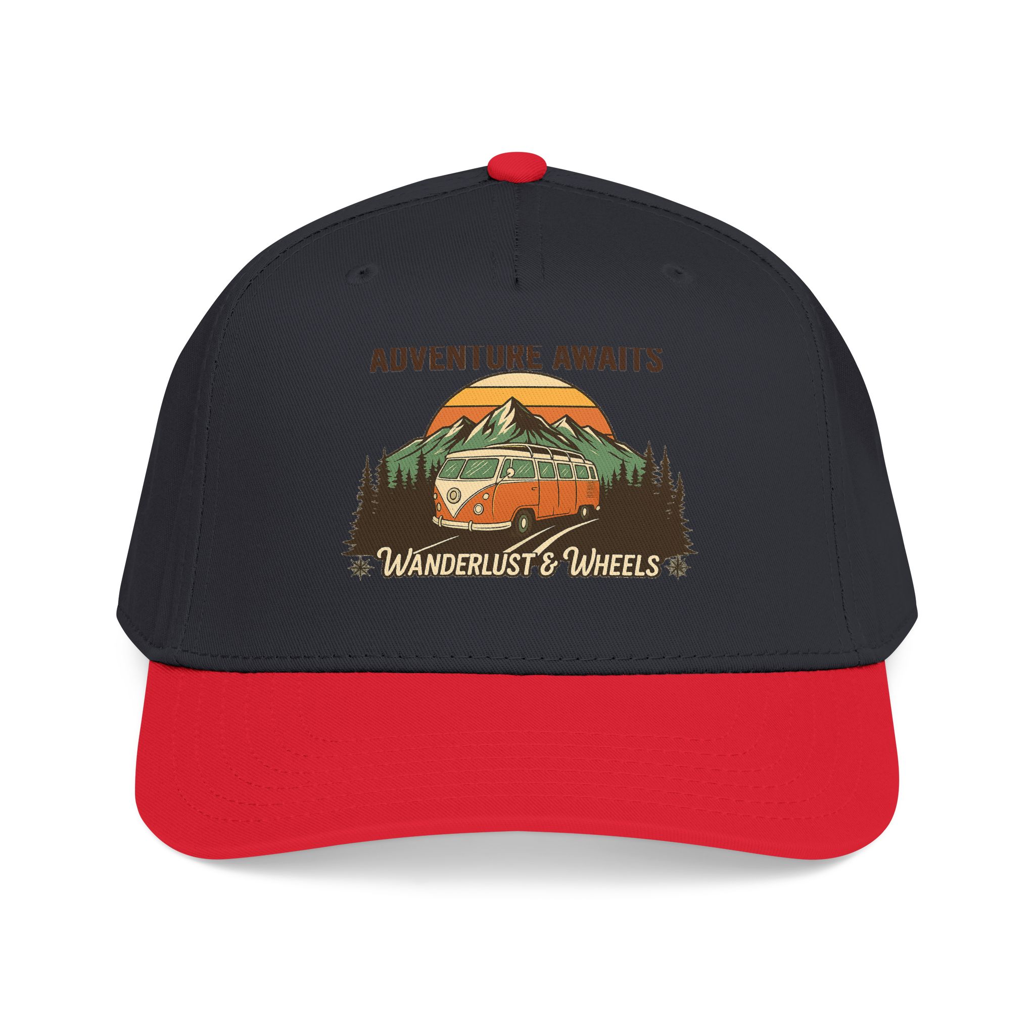 Baseball Cap - "Home Is Where You Adventure Awaits" Mid Profile Baseball Cap