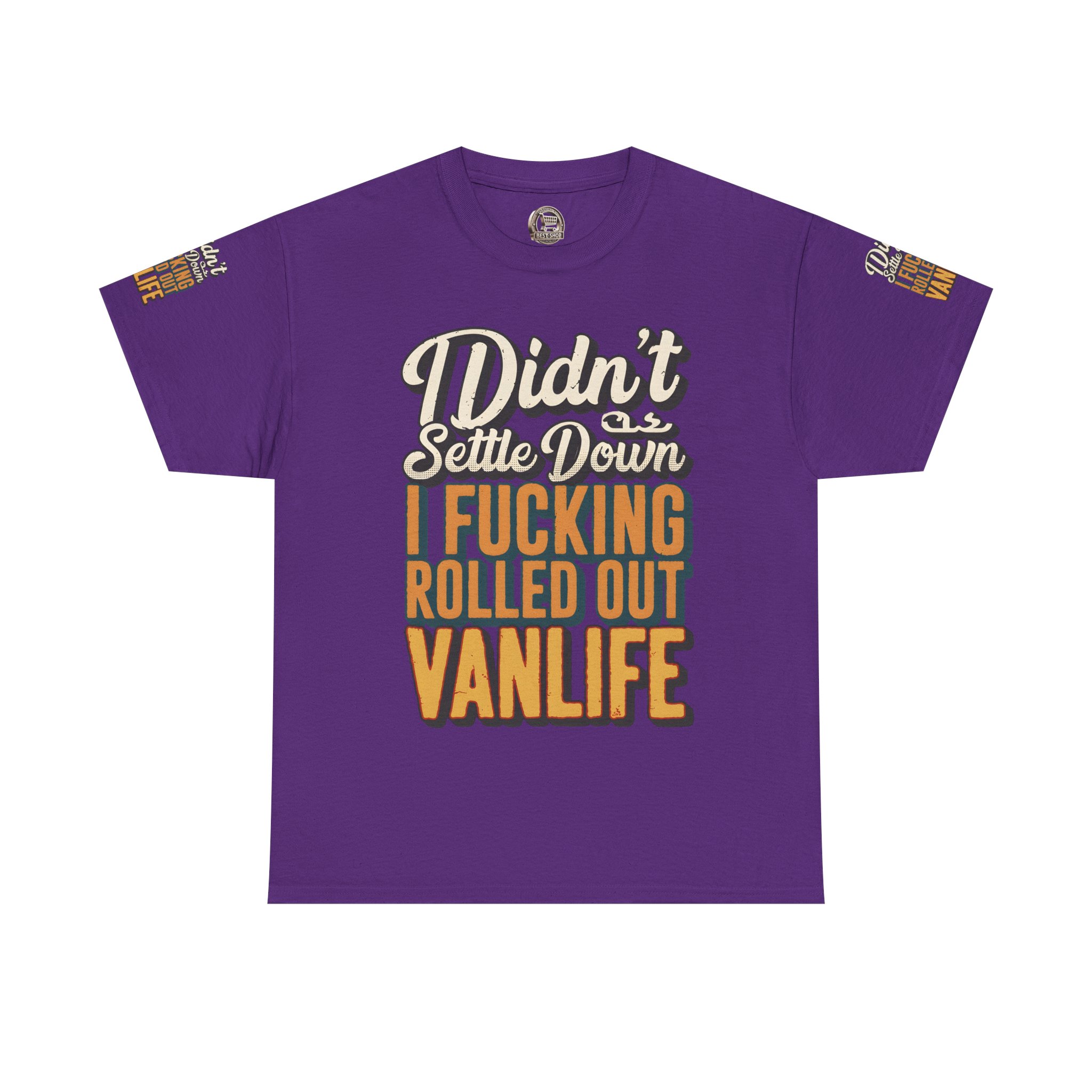 14216674484983777719_2048.jpeg Unisex Heavy Cotton Tee — "Dind´t Settle Down" Design F**K-Line