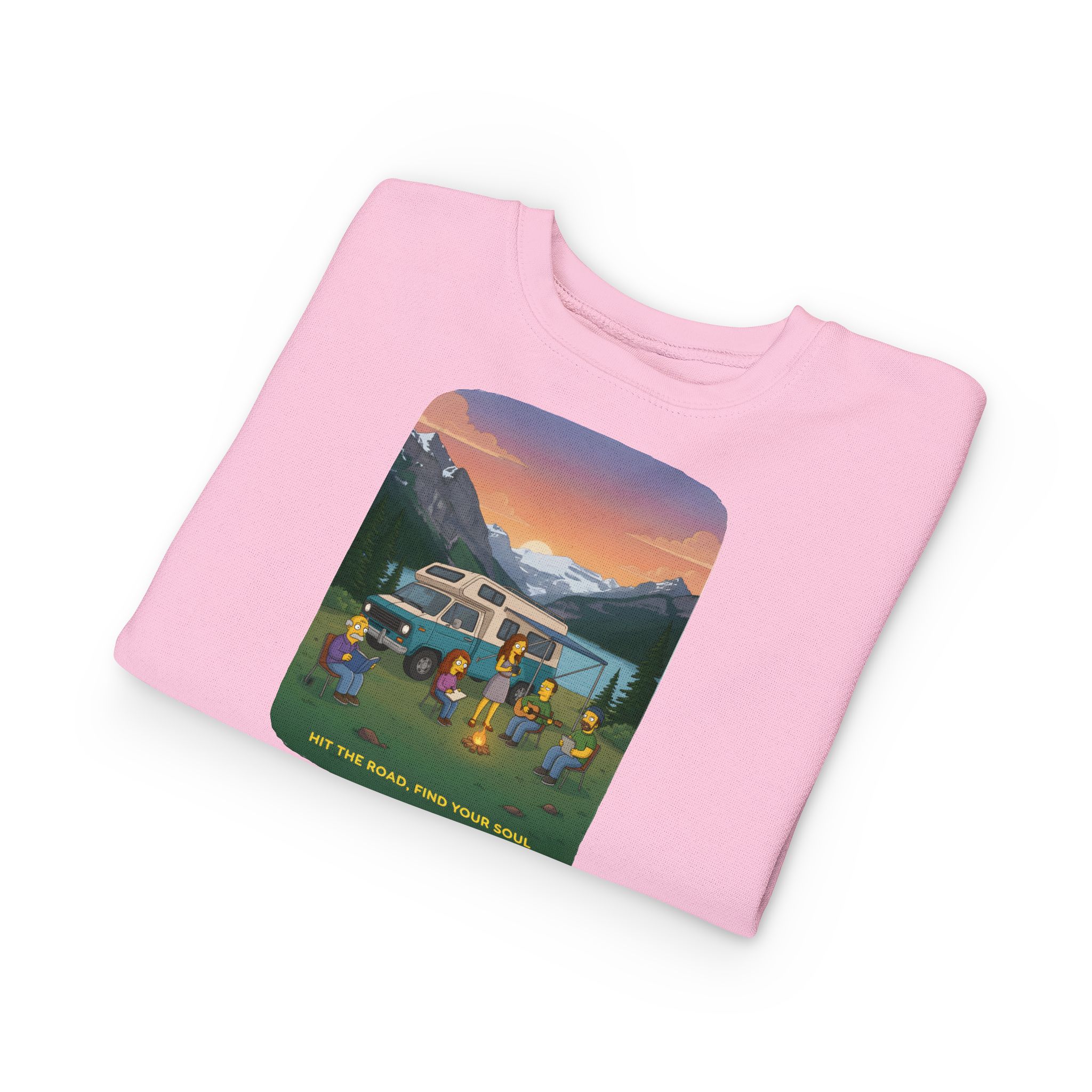 Toddler Sweatshirt - "Hit The Road-Find Your Soul" (Design Sitcom-Line)