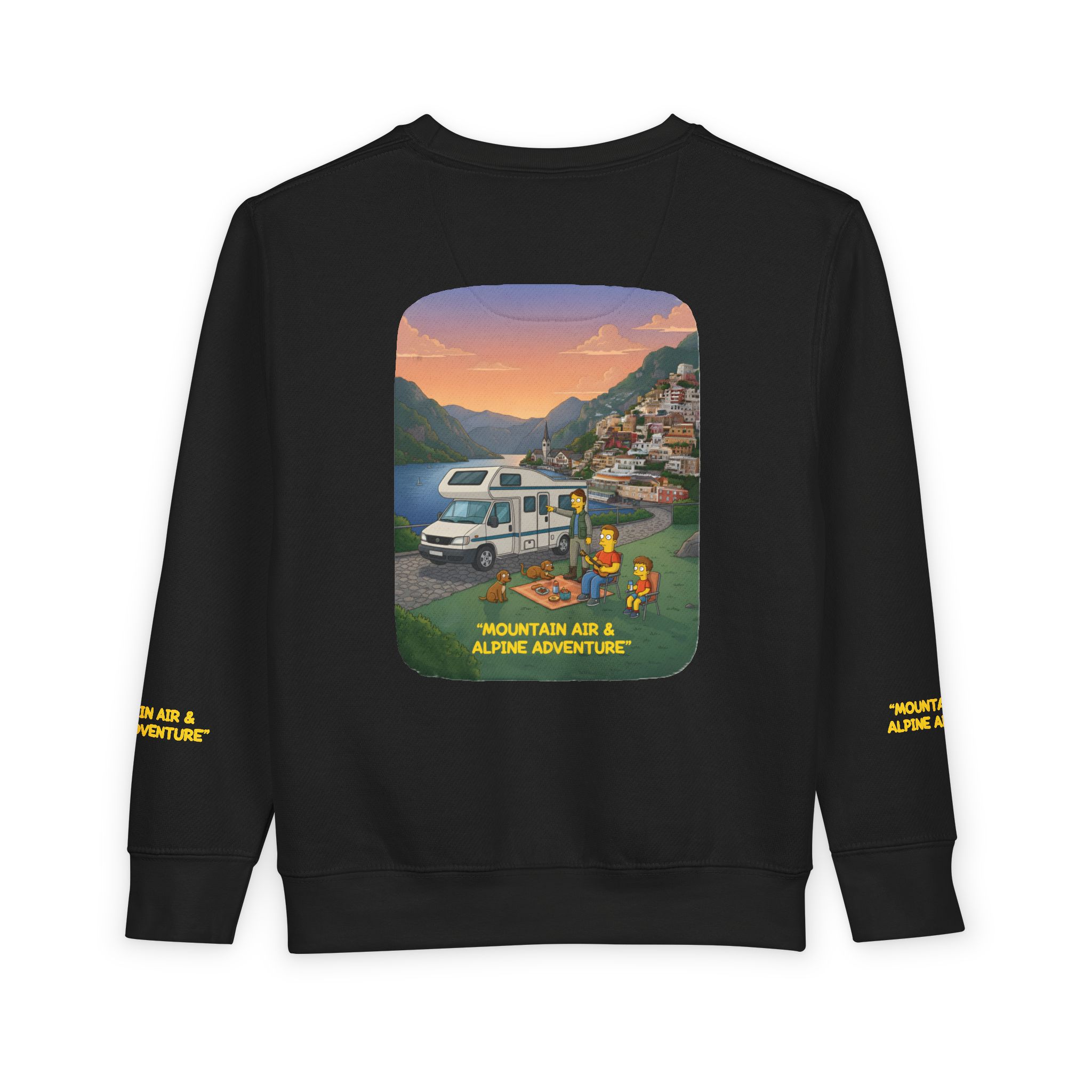 Toddler Sweatshirt - "Mountain Air-Alpine Adventure" (Design Sitcom-Line)