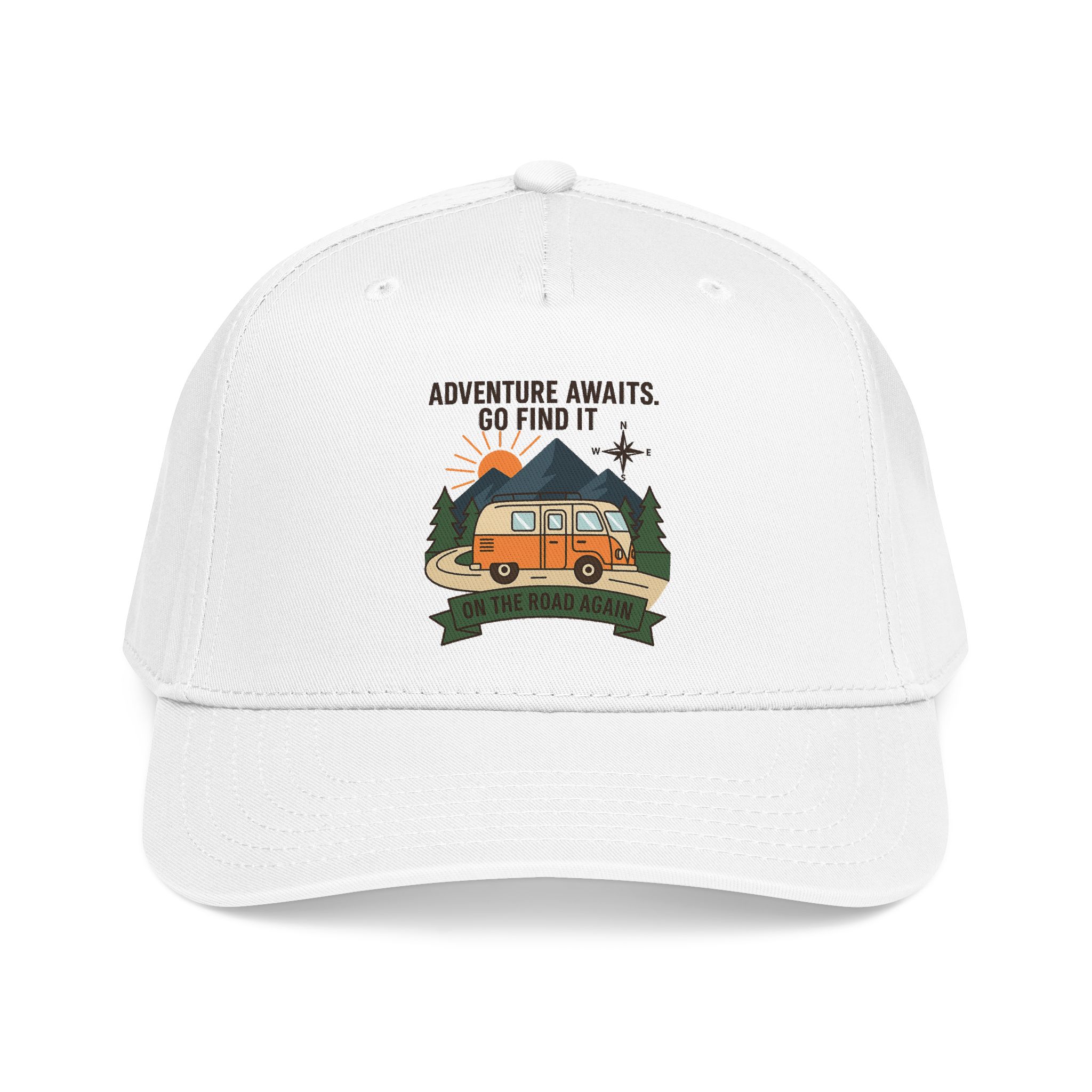 Baseball Cap - "Adventure Awaits" Outdoor Travel Hat