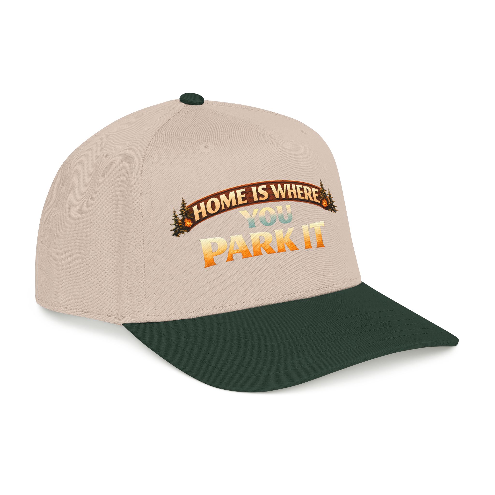 Baseball Cap - "Home Is Where You Park It" Design Scenic-Line