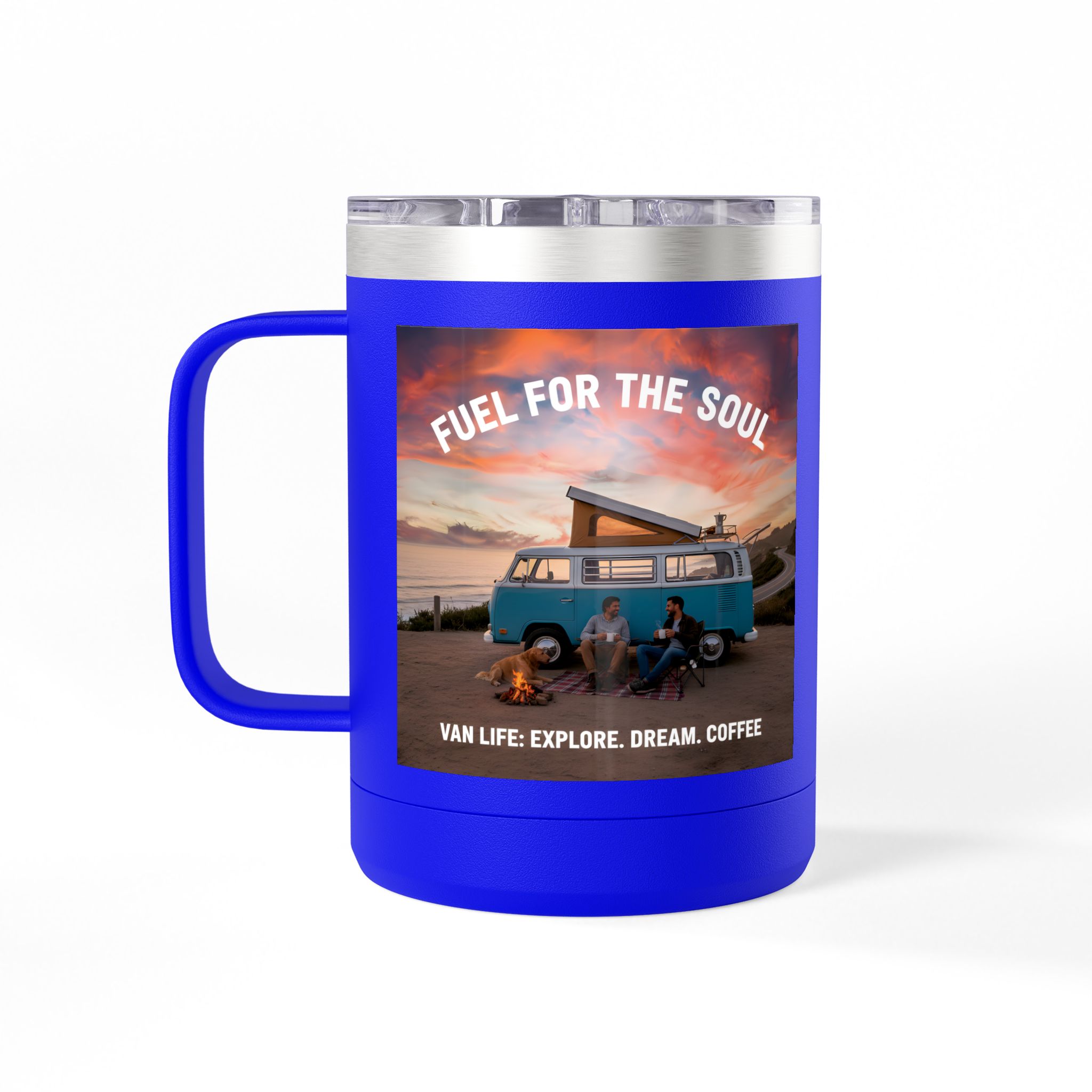 Coffee Mug Tumbler, 15oz — "Fuel for the Soul"