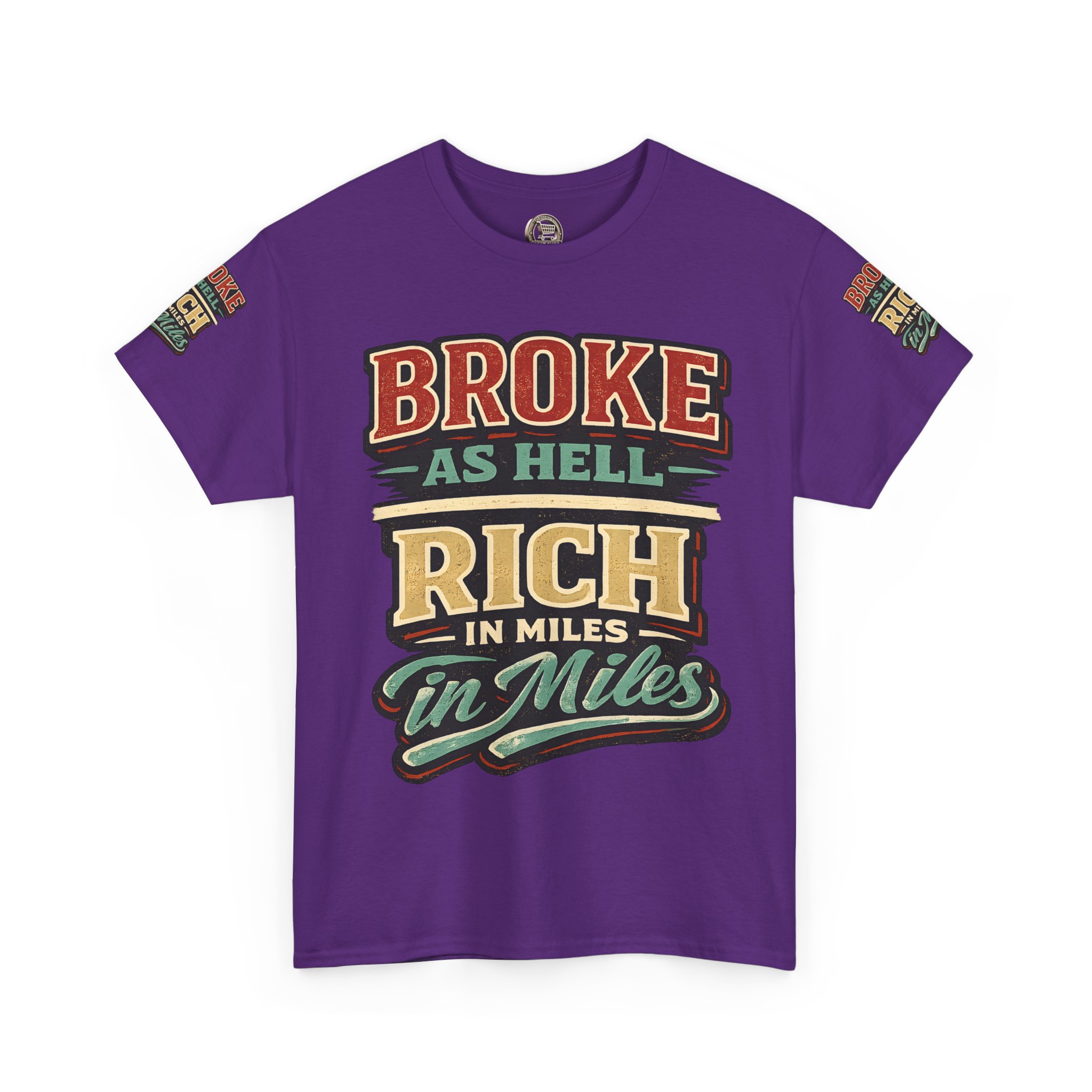 14279278941426528339_2048.jpeg Unisex Heavy Cotton Tee — "Broke As Hell" Design F**K-Line