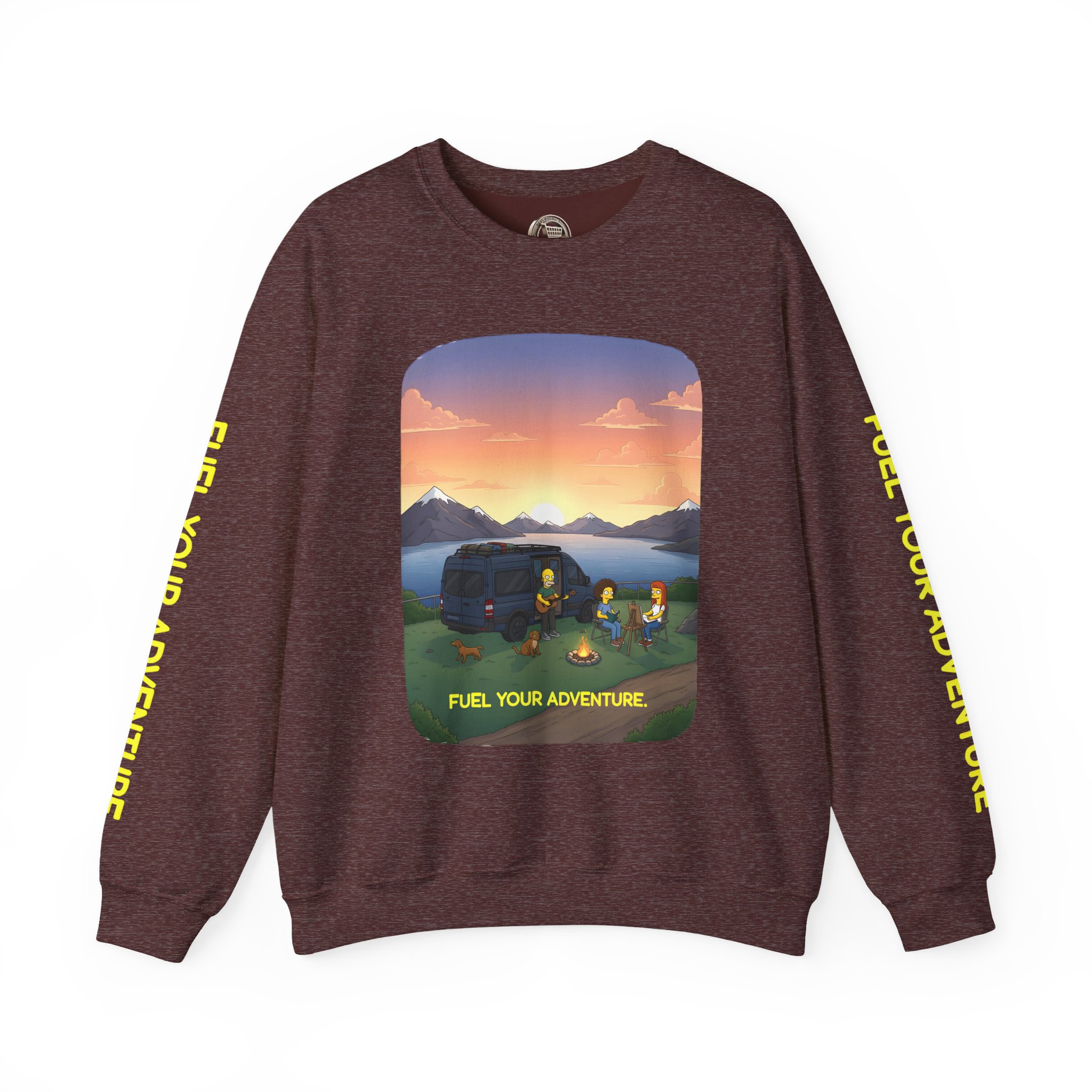 14284892709902532007_2048.jpeg Unisex Heavy Blend™ Crewneck Sweatshirt — "Fuel Your Adventure" Design Sitcom-Line