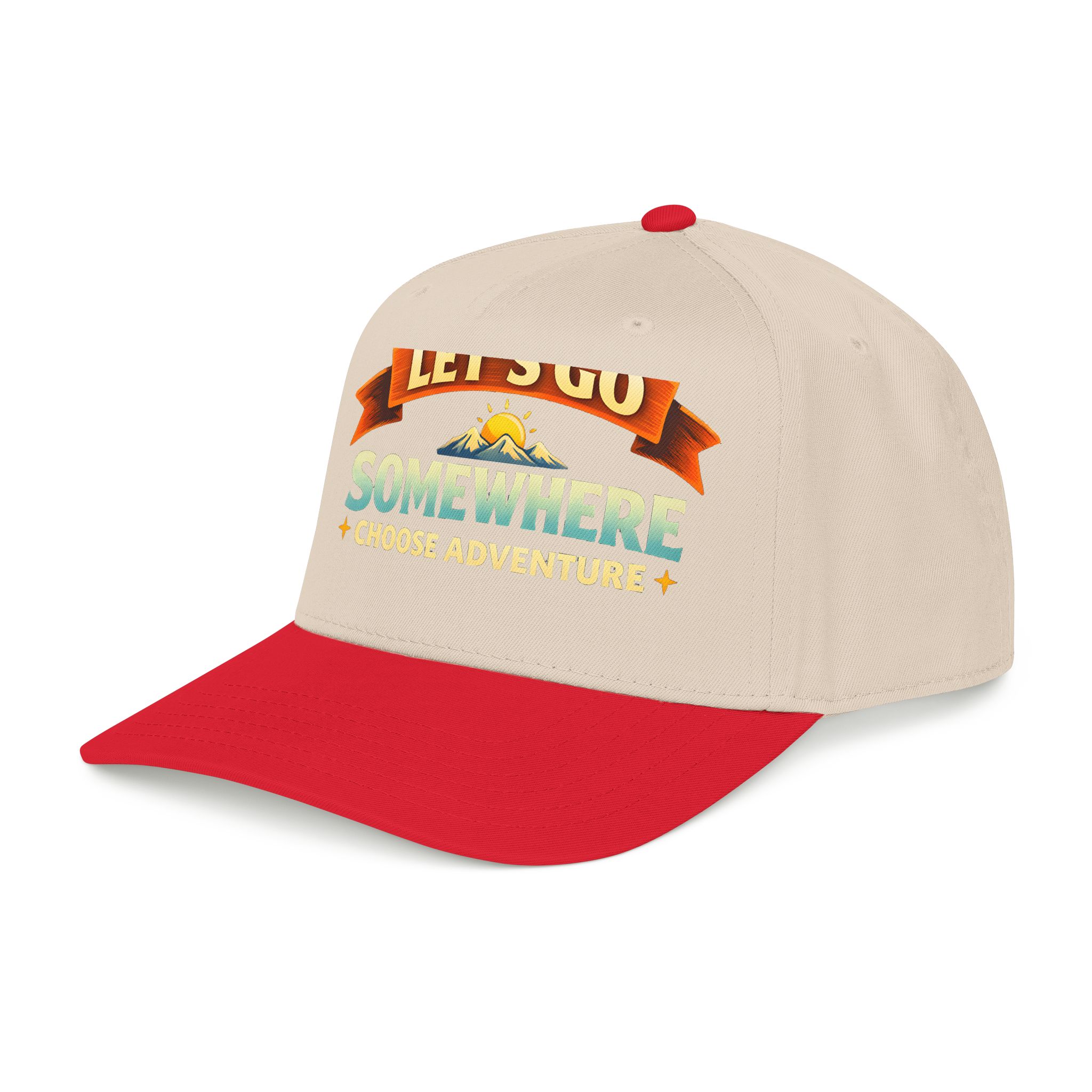 14300421410114691317_2048.jpeg Baseball Cap - "Lets Go Somewhere" Design Scenic-Line