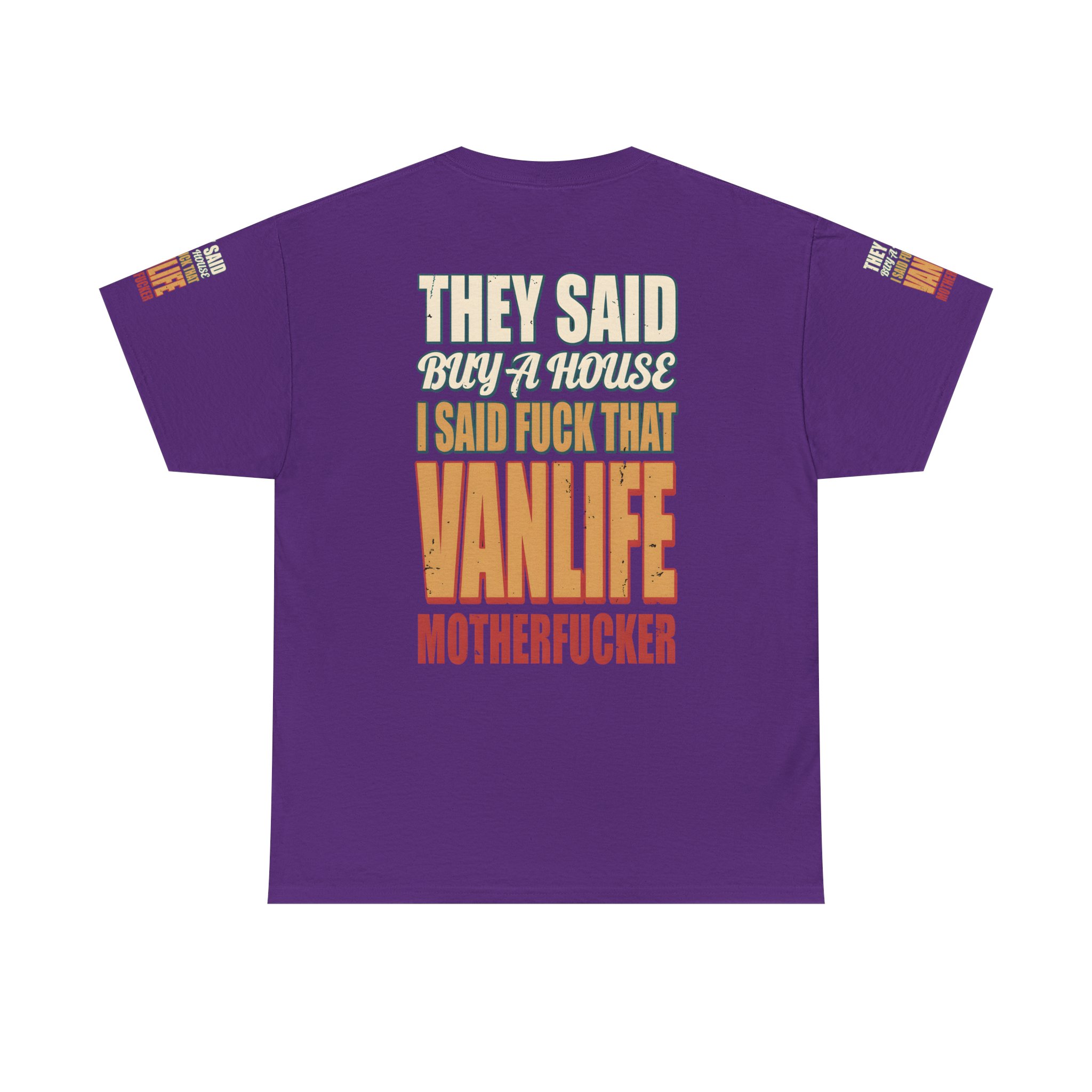 14308685449466013061_2048.jpeg Unisex Heavy Cotton Tee — "They Said Buy A House" Design F**K-Line
