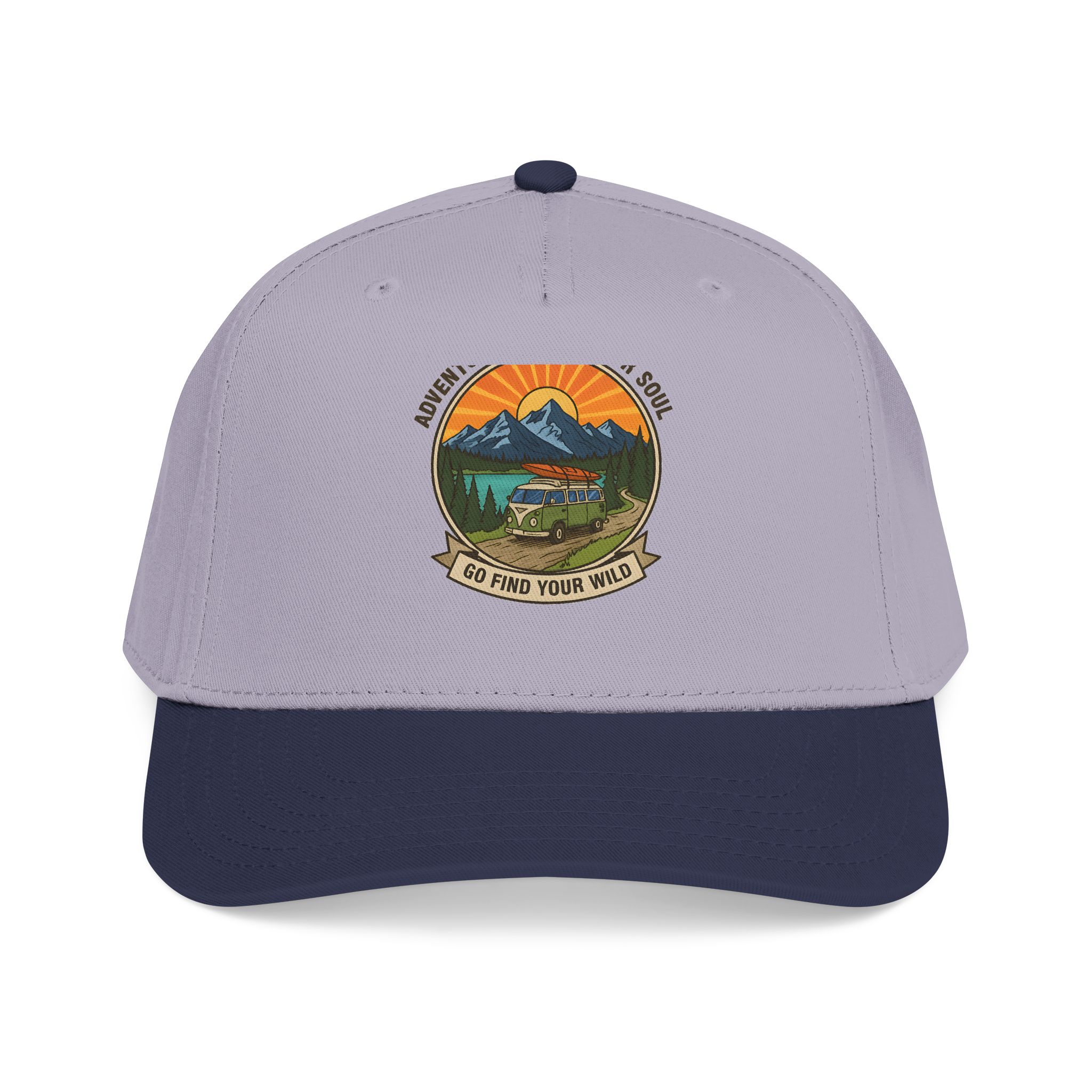 Baseball Cap — "Go Find Your Wild" Outdoor Patch