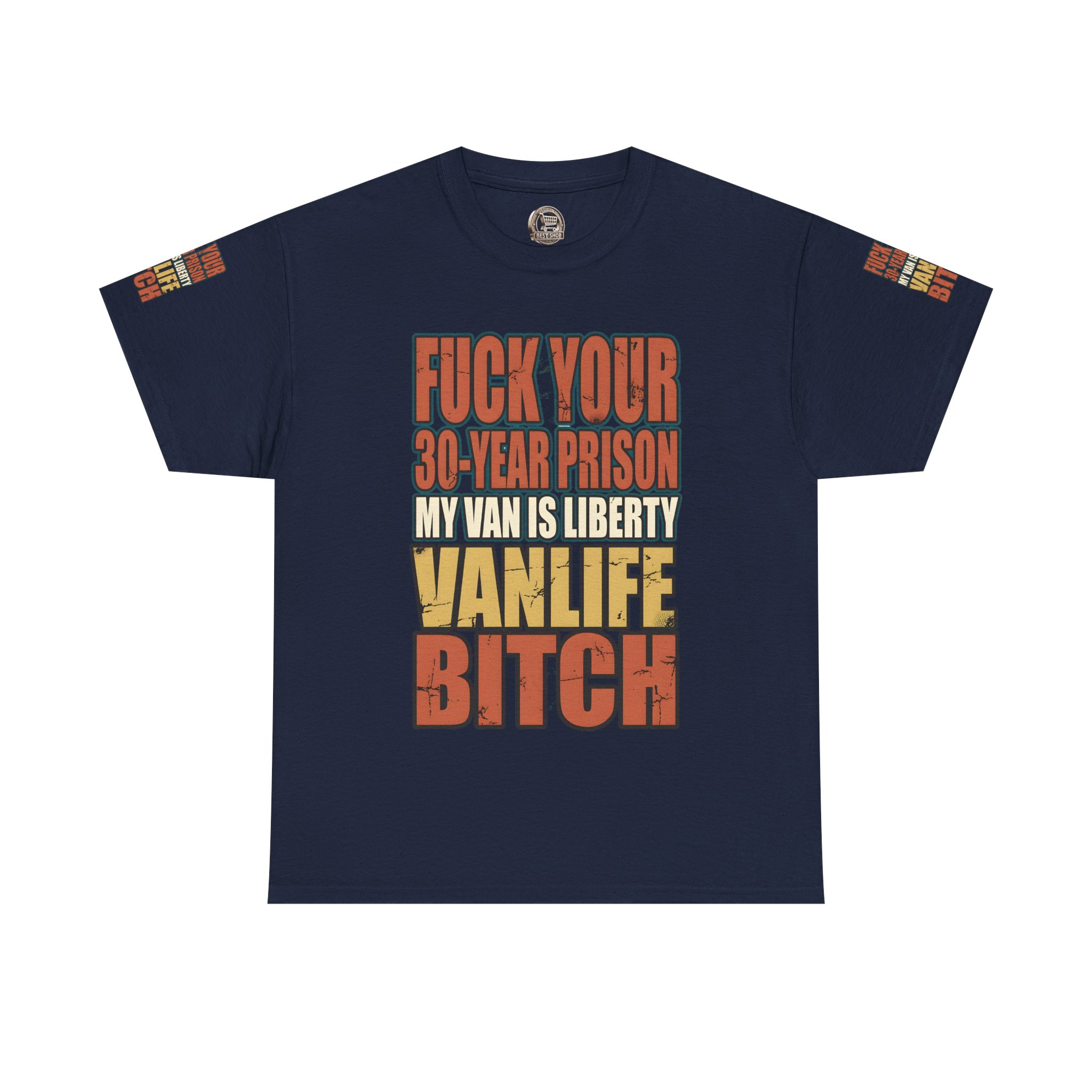 Unisex Heavy Cotton Tee — "Fuck Your 30 Year" Design F**K-Line