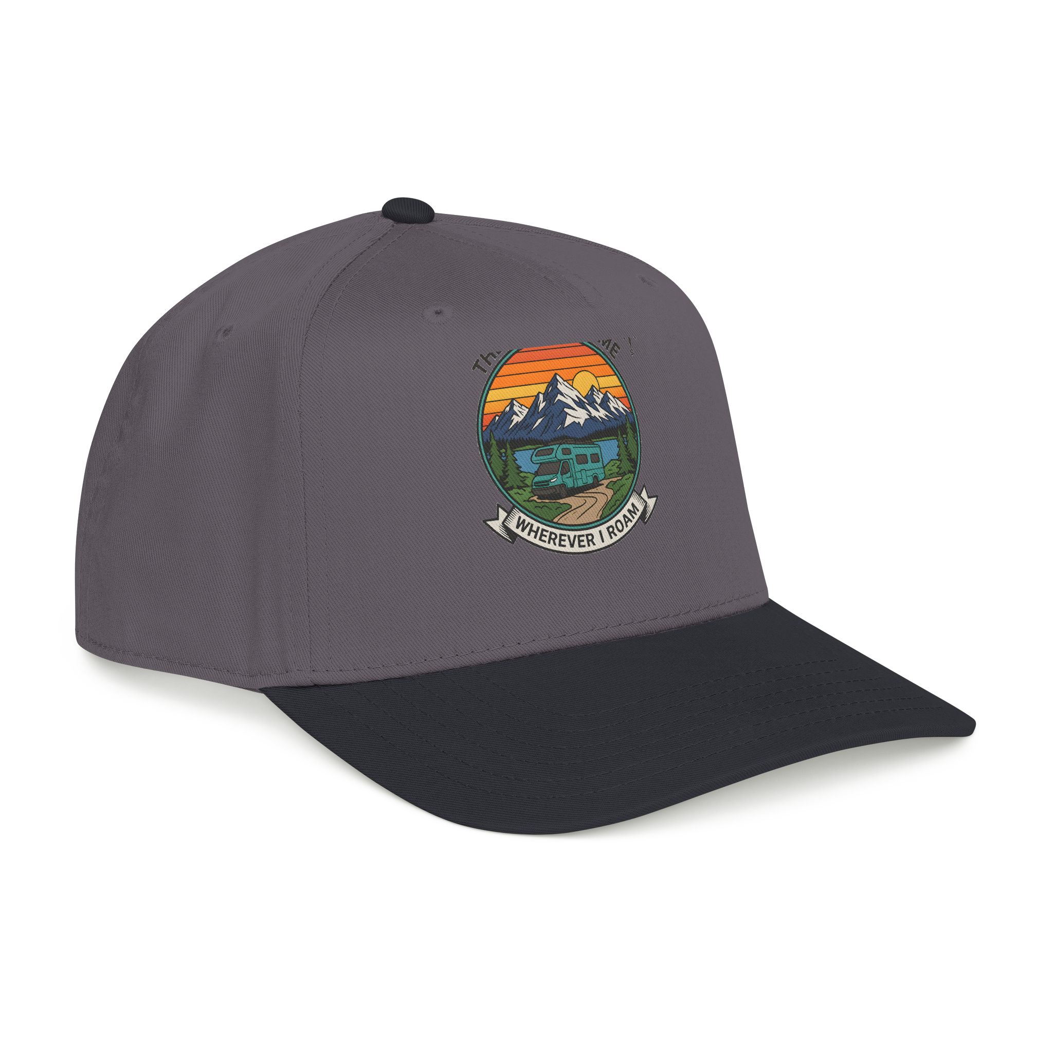 Baseball Cap — "The Road Is Home, Wherever I Roam"