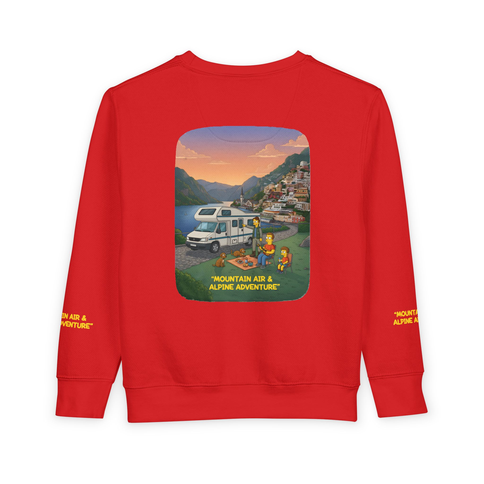 Toddler Sweatshirt - "Mountain Air-Alpine Adventure" (Design Sitcom-Line)