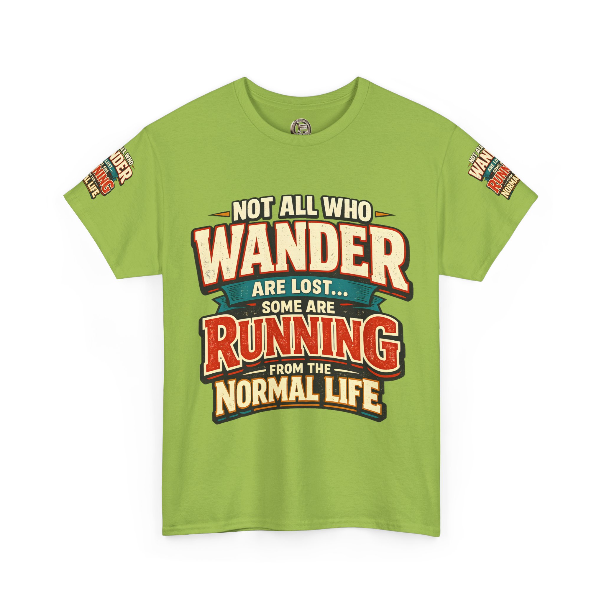 14380248512616110982_2048.jpeg Unisex Heavy Cotton Tee — "Not All Who Wander Are Lost" Design F**K-Line