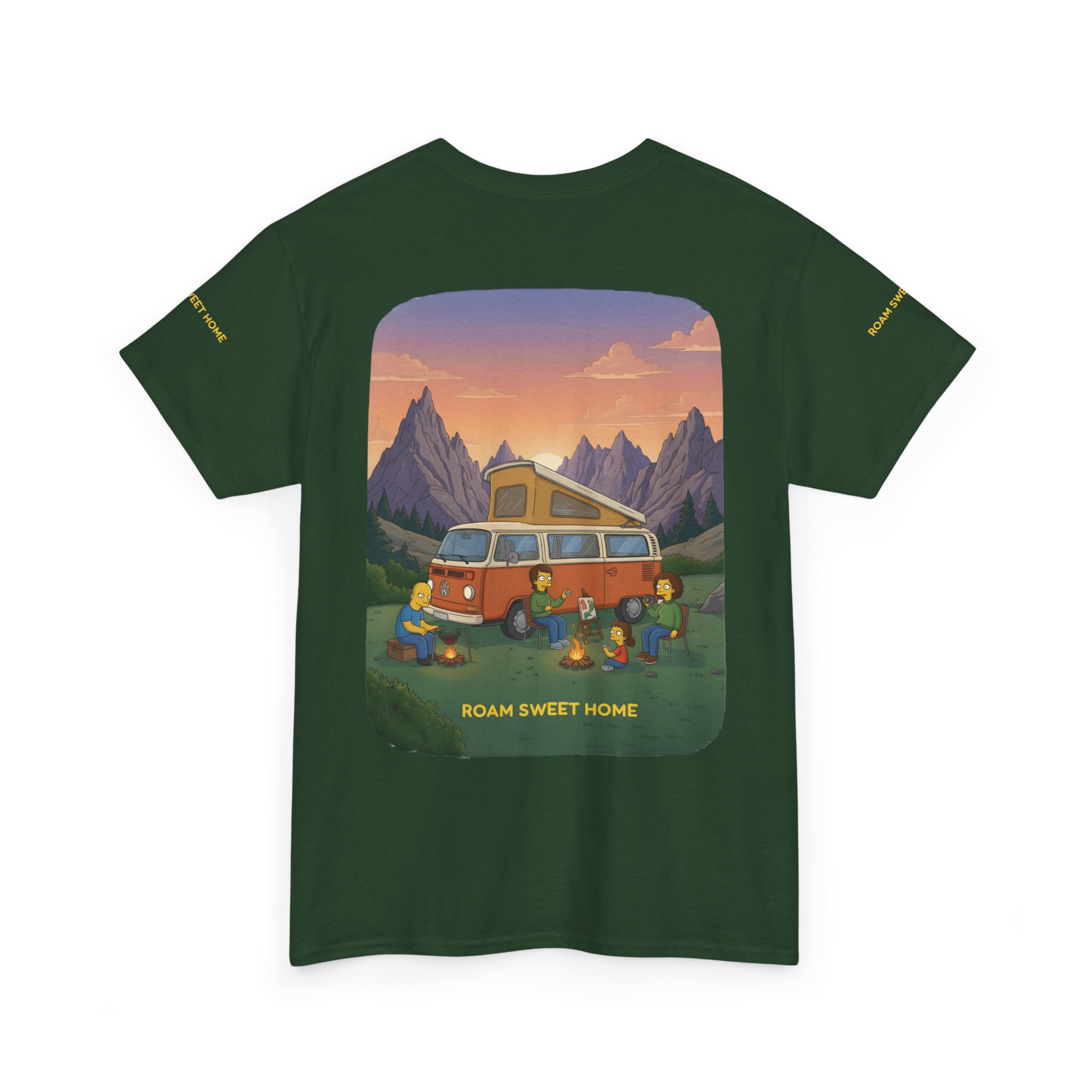 Unisex Heavy Cotton Tee — "Roam Sweet Home" Design Sitcom-Line