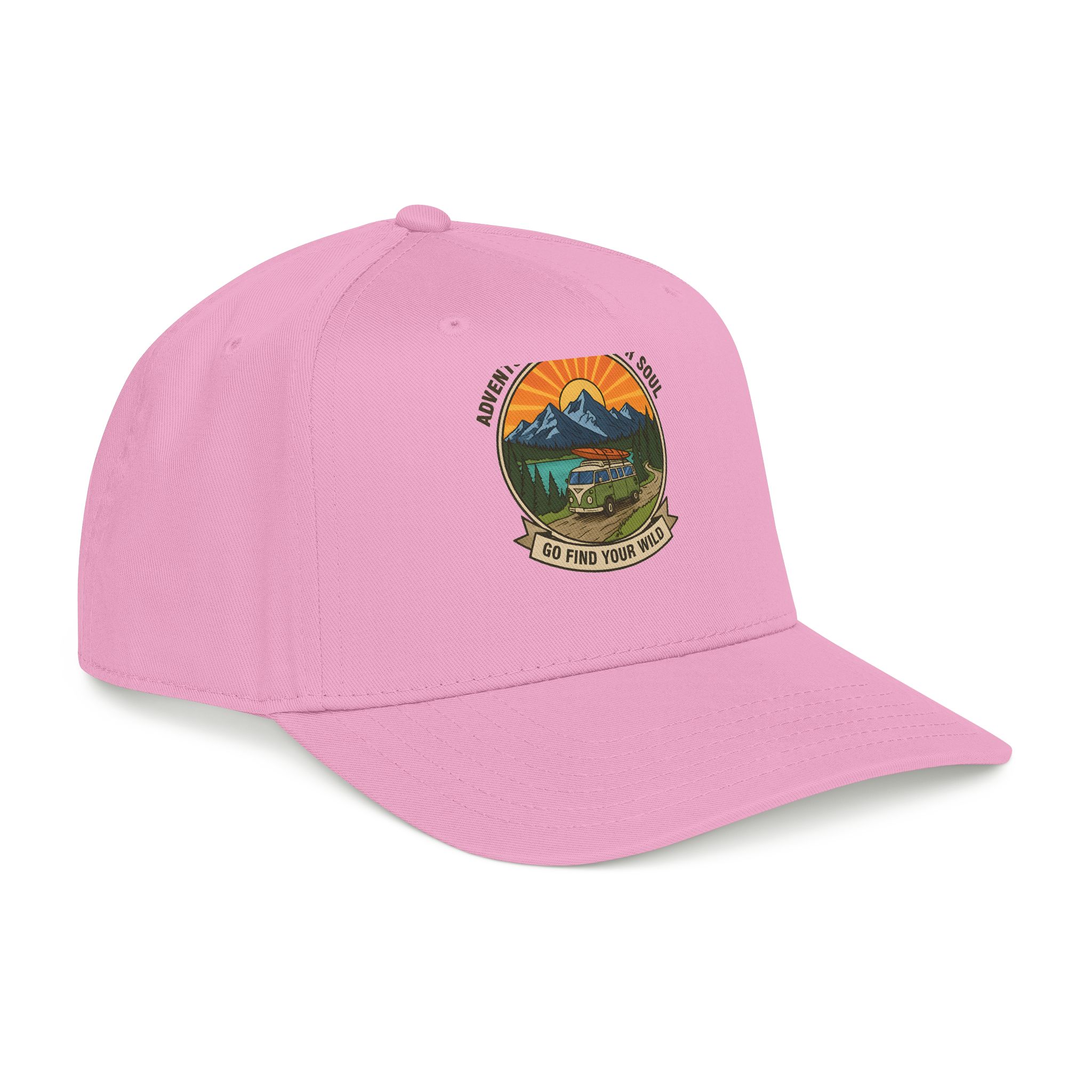 Baseball Cap — "Go Find Your Wild" Outdoor Patch