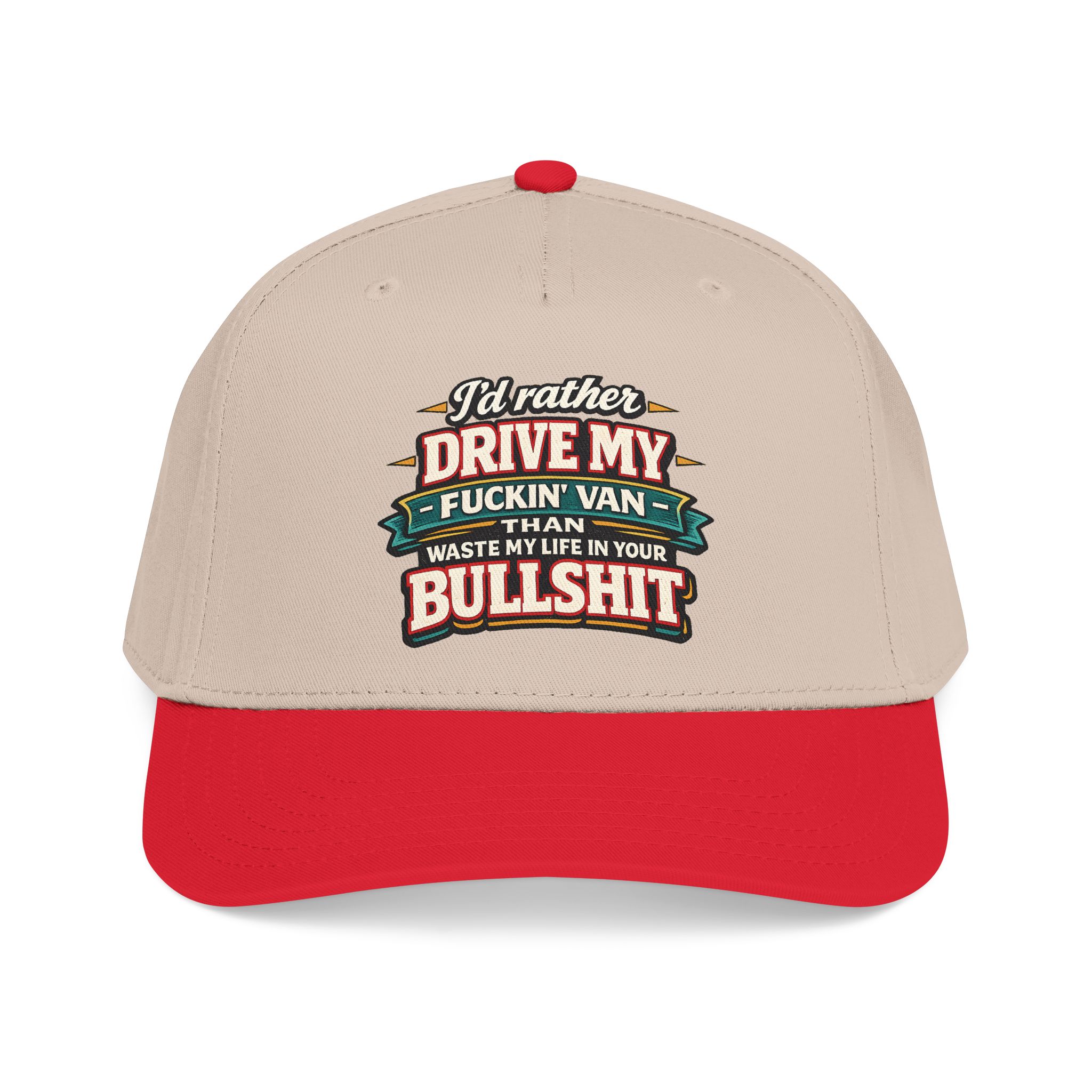 Baseball Cap - "I´d Rather Drive My Fucking Van" Design F**K-Line