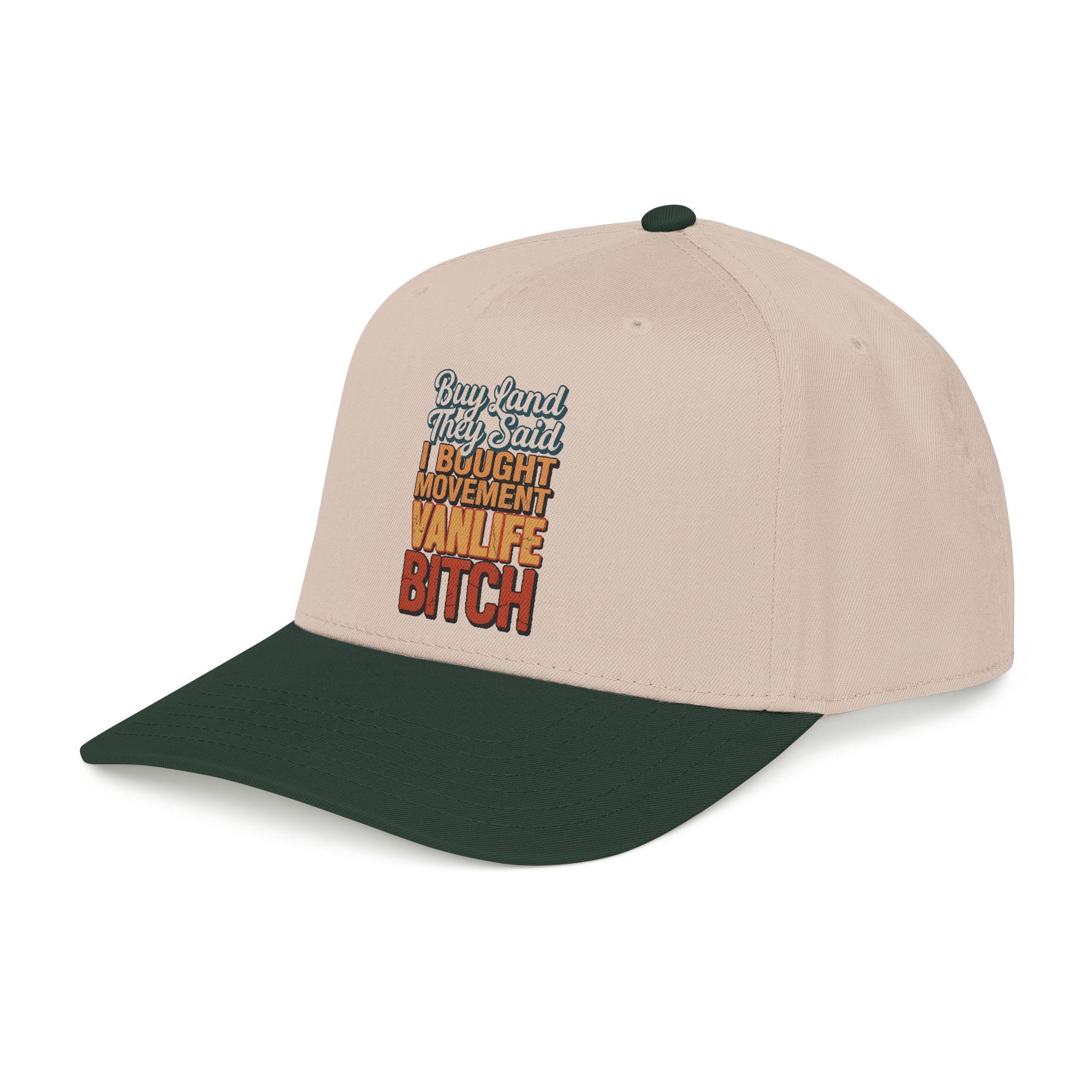Baseball Cap - "Buy Land They Said" Design F**K-Line