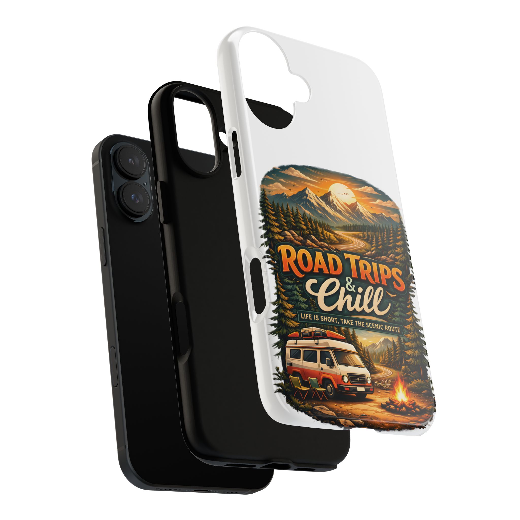 Phone Case — "Road Trips and Chill" (Design Scenic-Line)