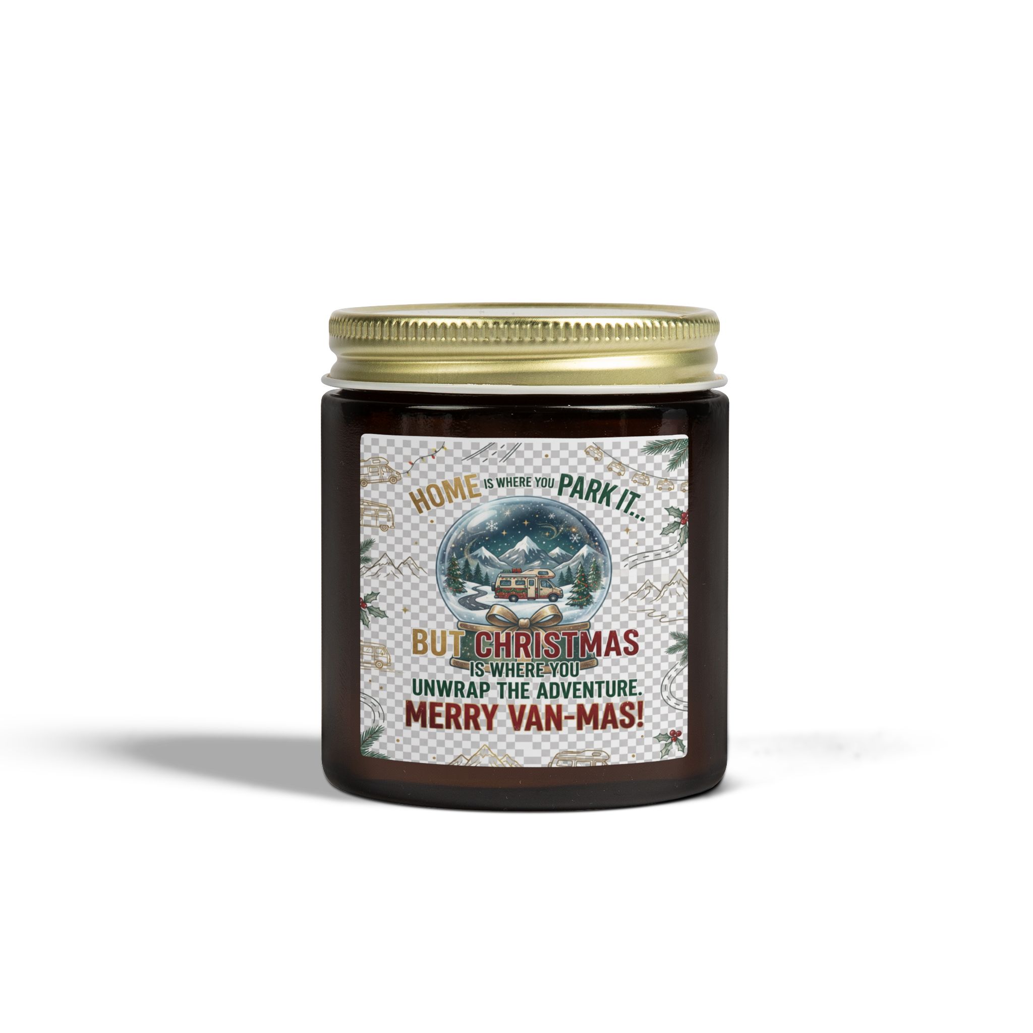 Merry Van-mas Coconut Apricot Scented Candle (4oz/9oz)