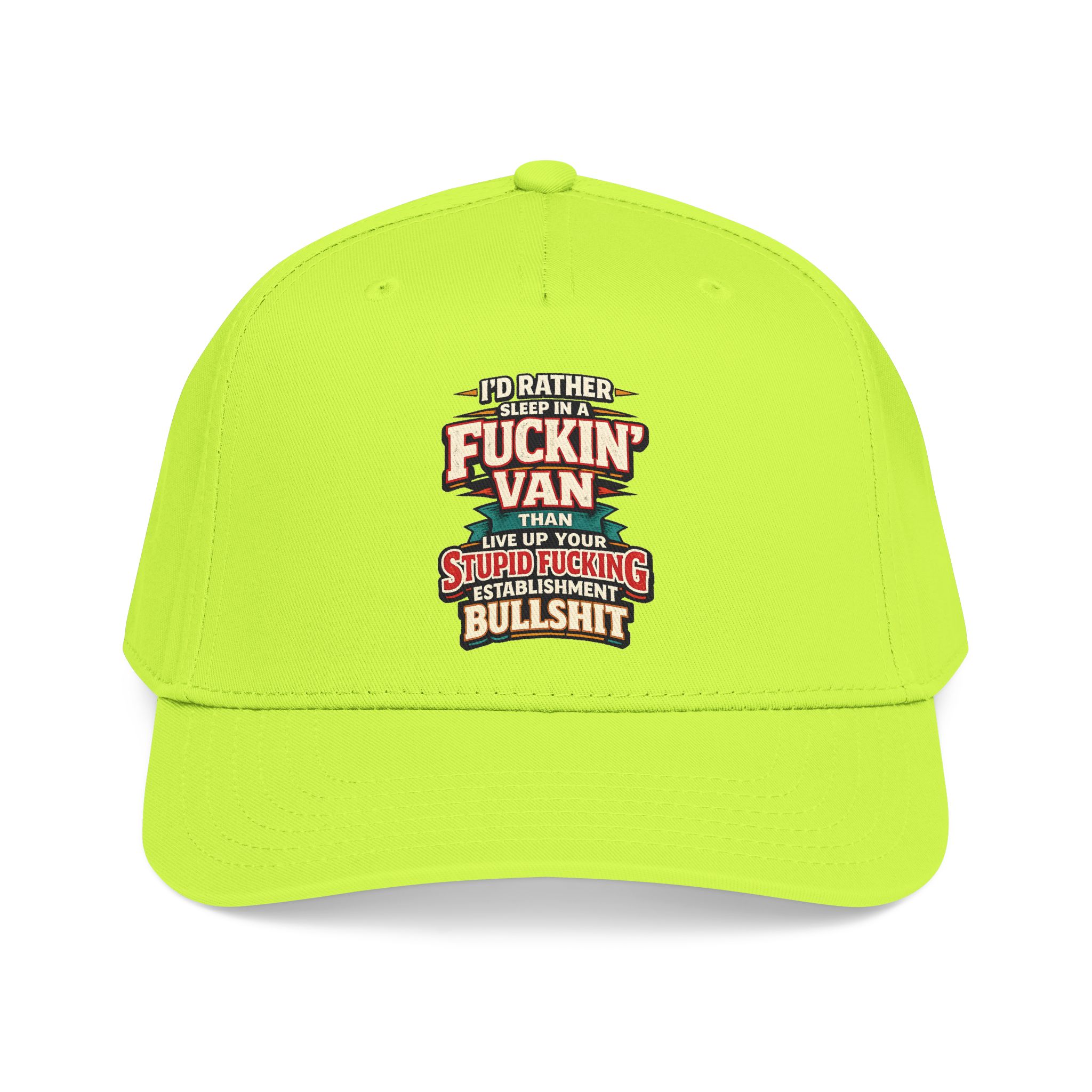Baseball Cap - "I´d Rather Sleep in A Fucking Van" Design F**K-Line