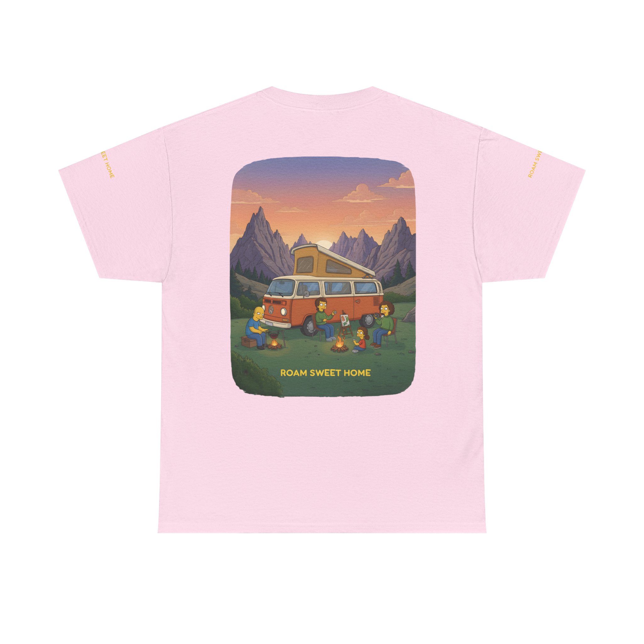 Unisex Heavy Cotton Tee — "Roam Sweet Home" Design Sitcom-Line
