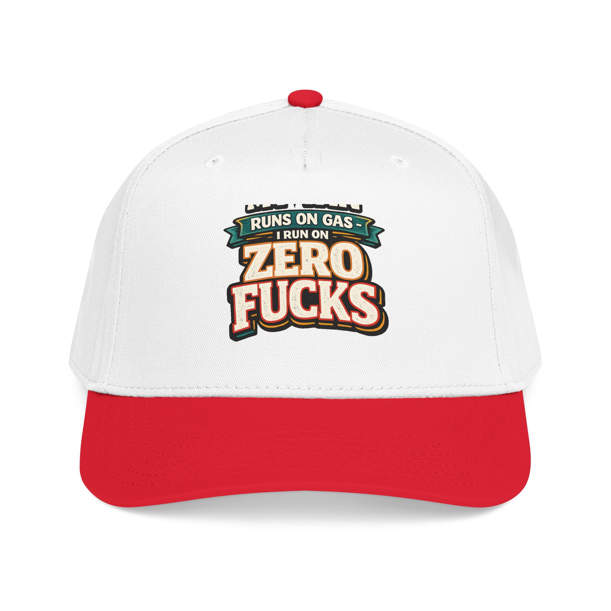 Baseball Cap - "My Van Runs On Gas" Design F**K-Line