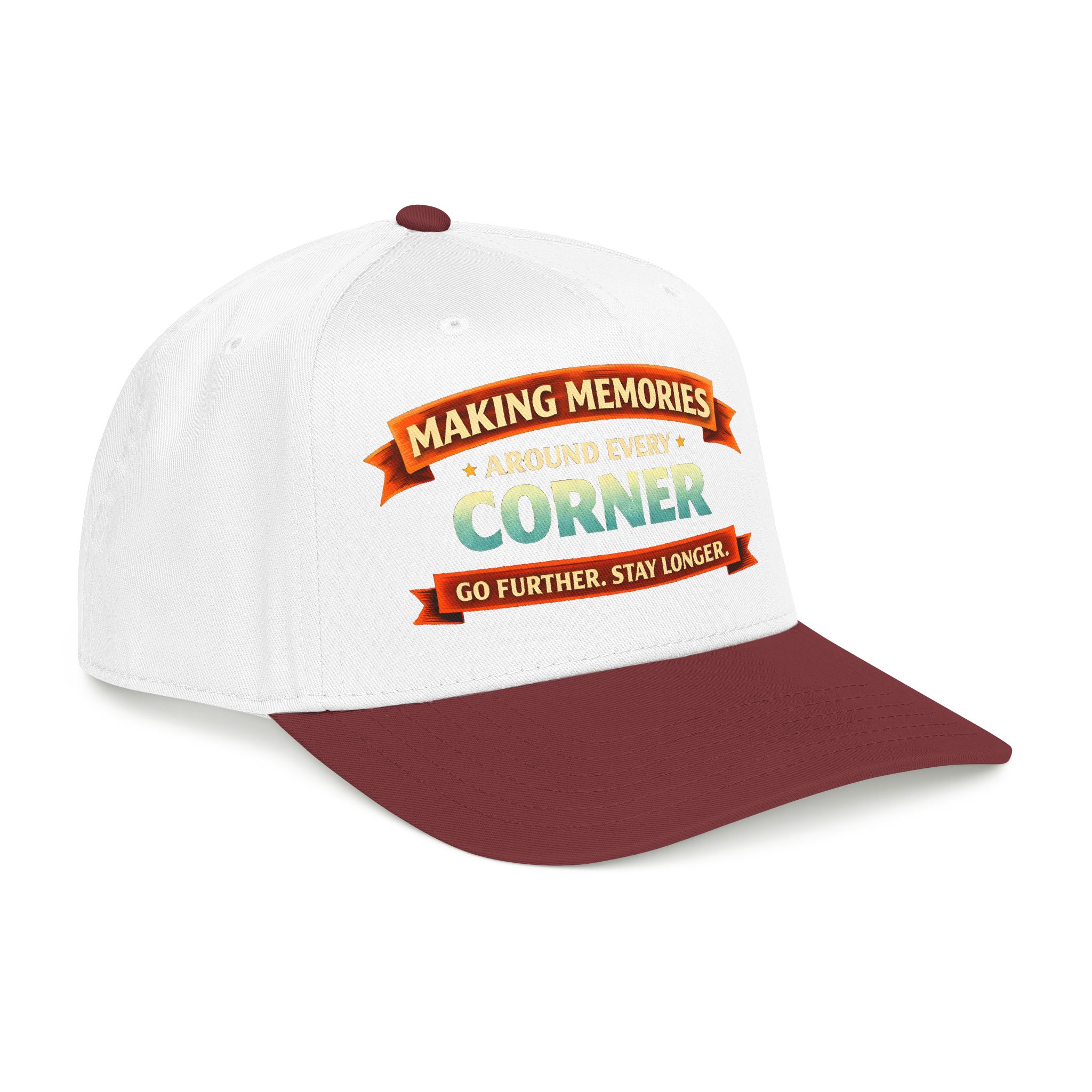 Baseball Cap - "Making Memories Around Every Corner" Design Scenic-Line