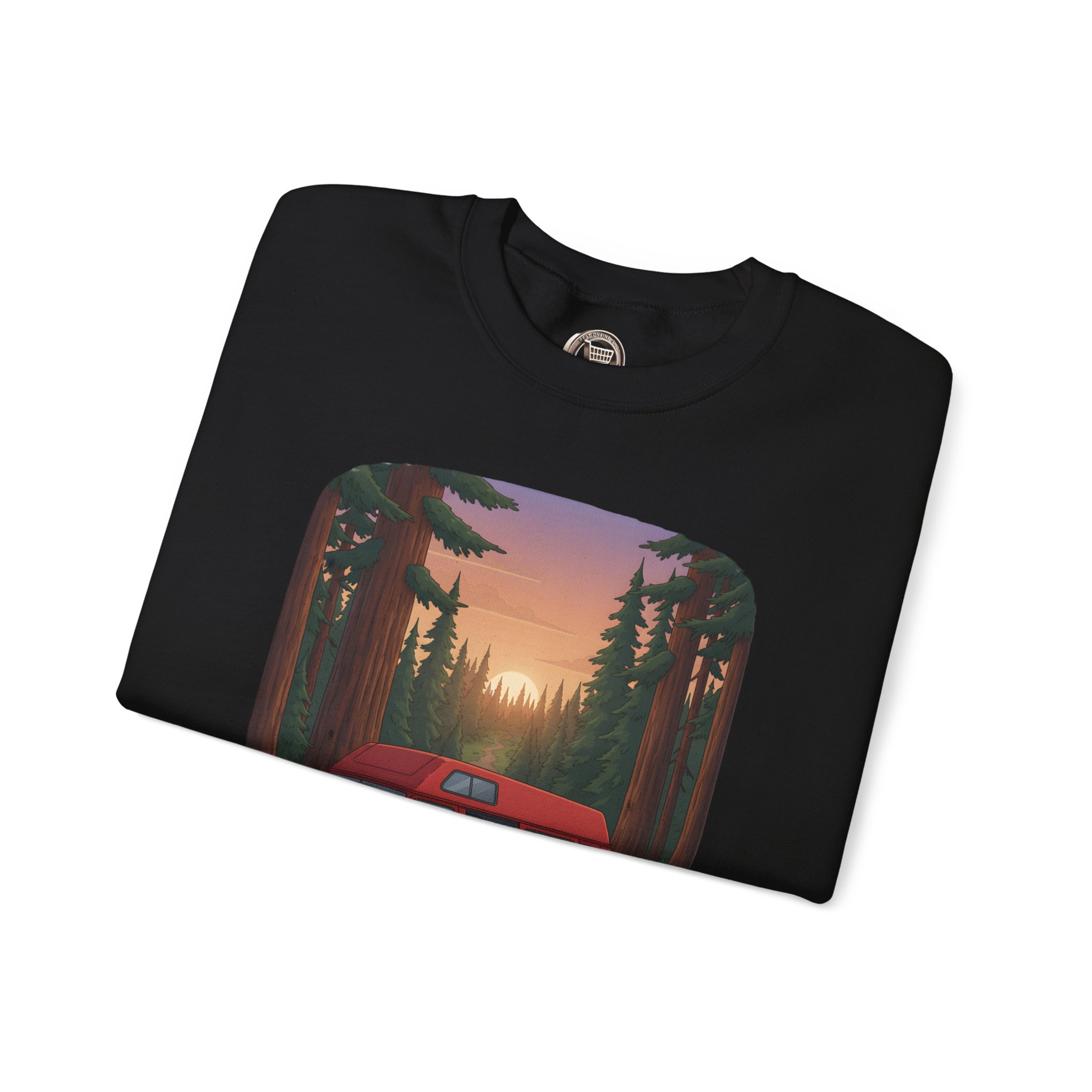 1453725618917014908_2048.jpeg Unisex Heavy Blend™ Crewneck Sweatshirt — "Forest Air Free Spirit Full Tank" Design Sitcom-Line
