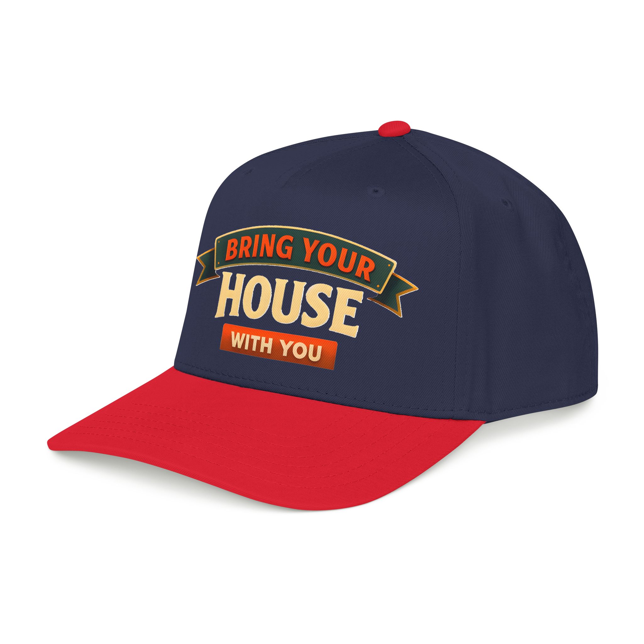 Baseball Cap - "Bring Your House With You" Design Scenic-Line