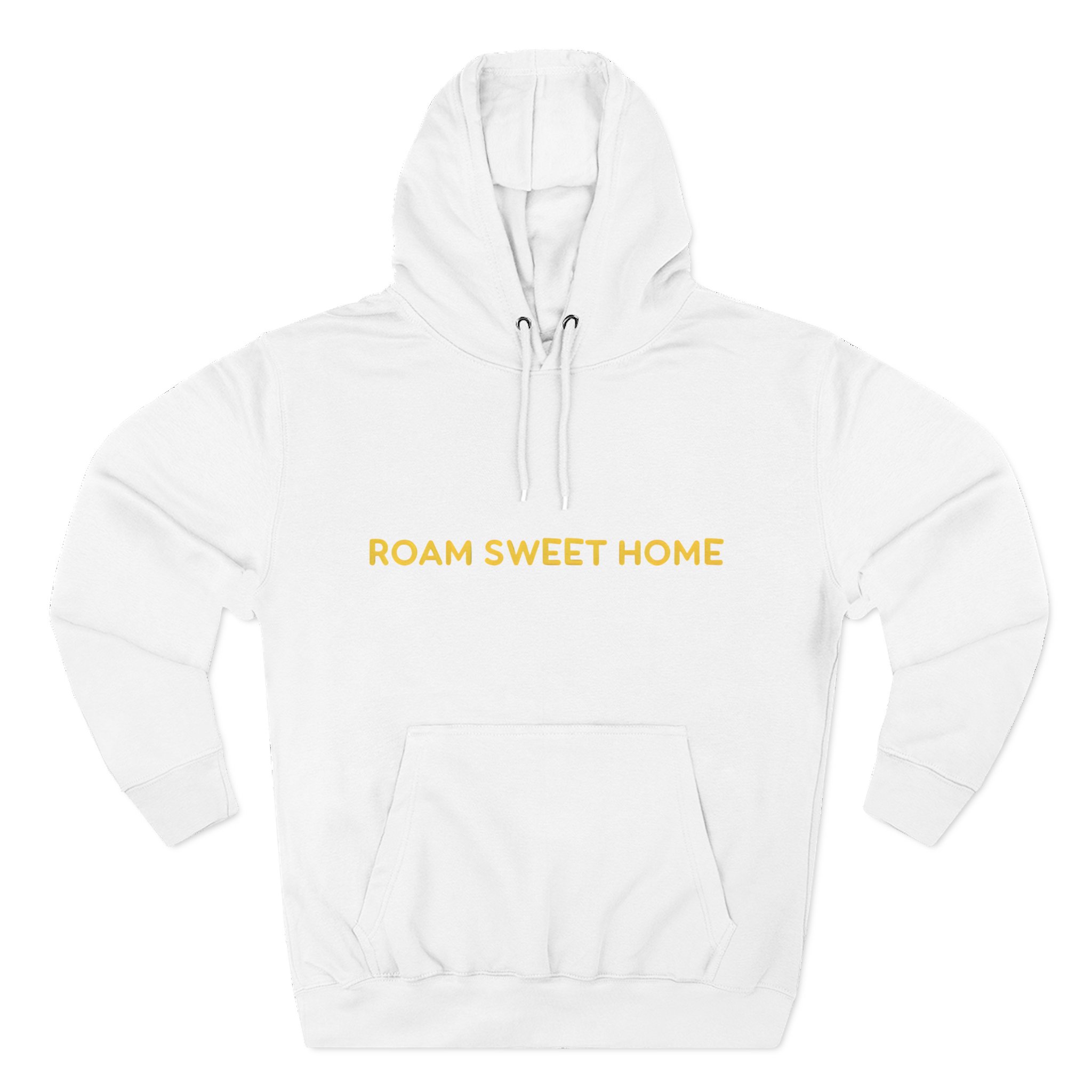Three-Panel Fleece Hoodie - "Roam Sweet Home" Design Sitcom-Line