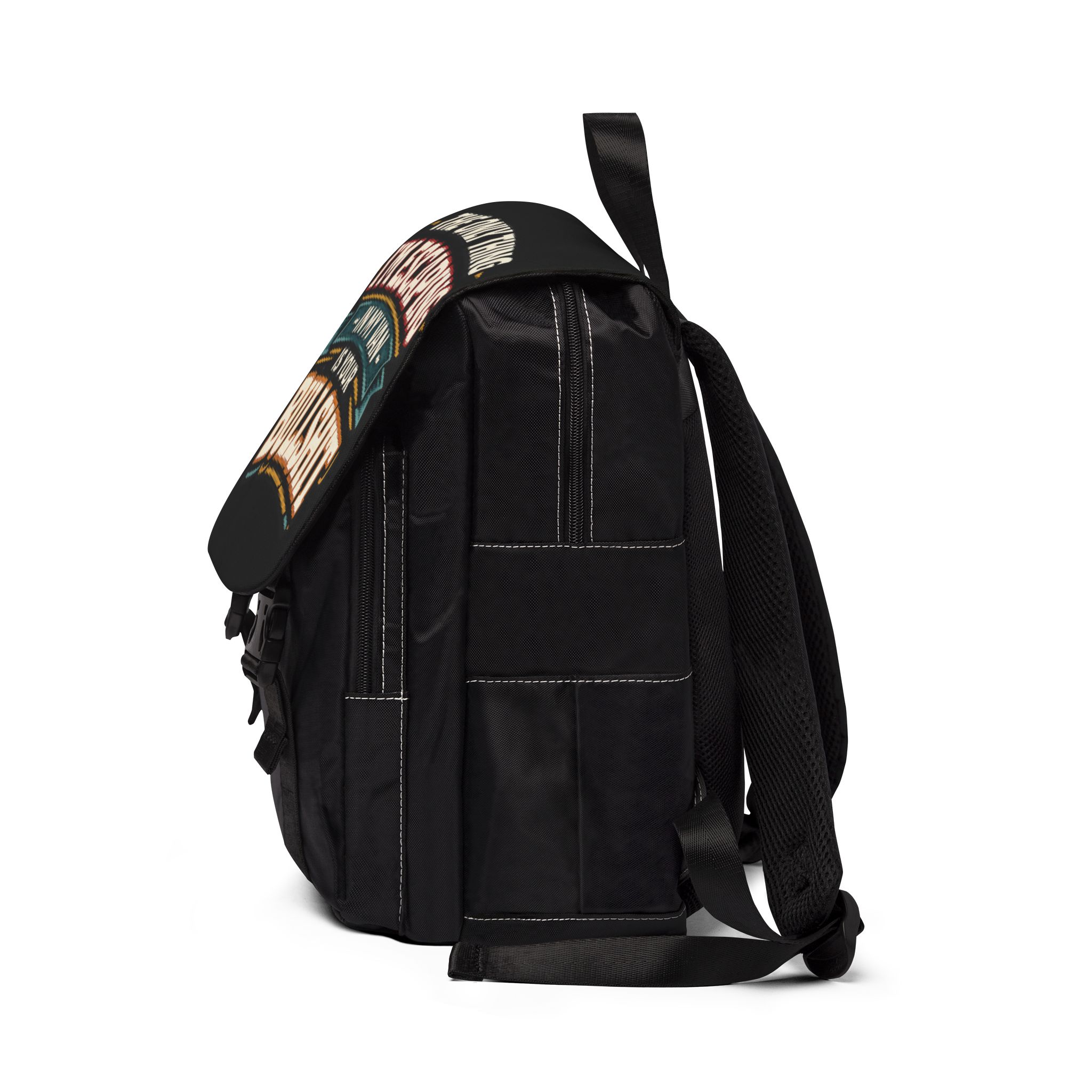 Unisex Casual Shoulder Backpack — "The Only Thing I´m Escaping" Design F**K-Line