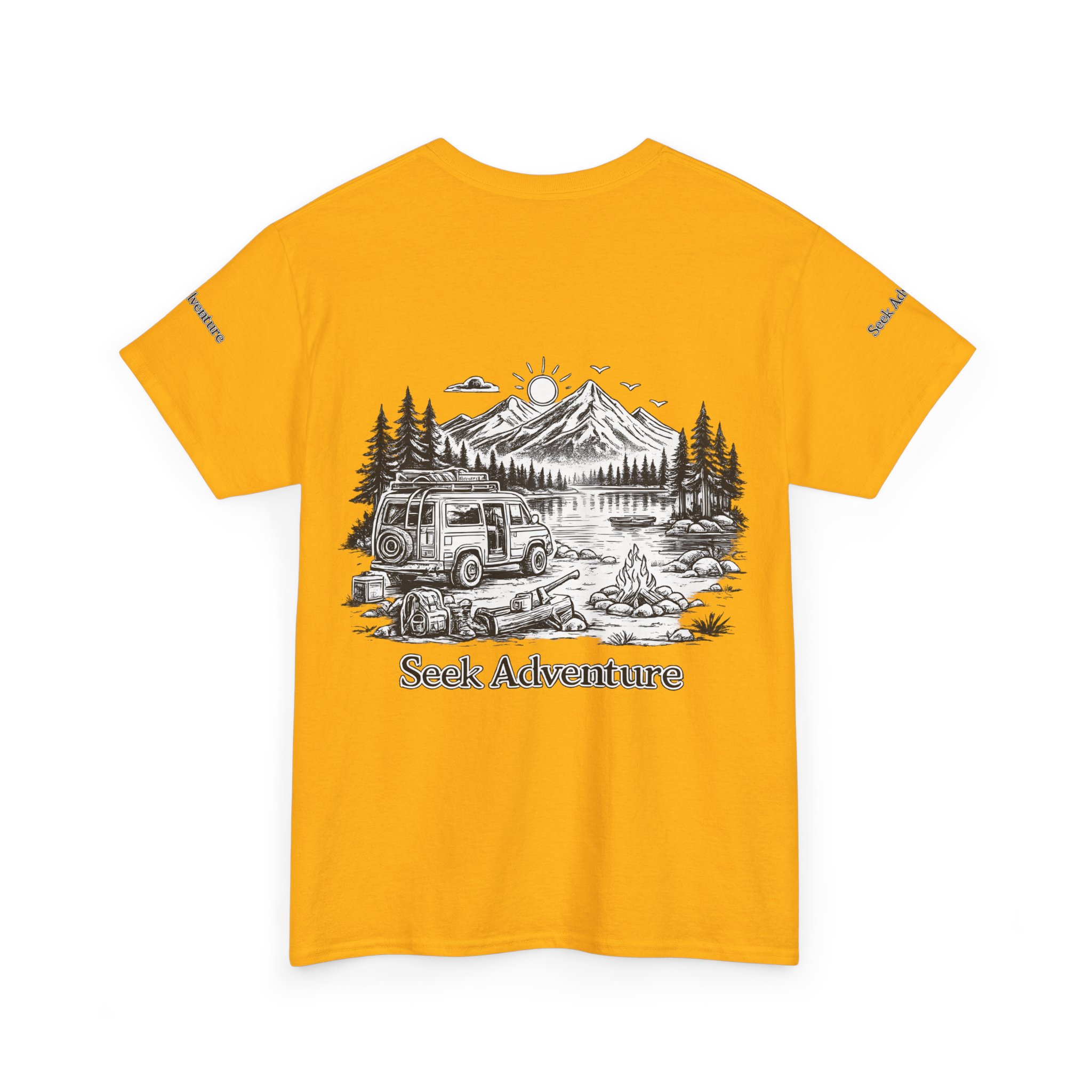 14560241834207442795_2048.jpeg Unisex Heavy Cotton Tee — "Seek Adventure" Design Minimal-Line