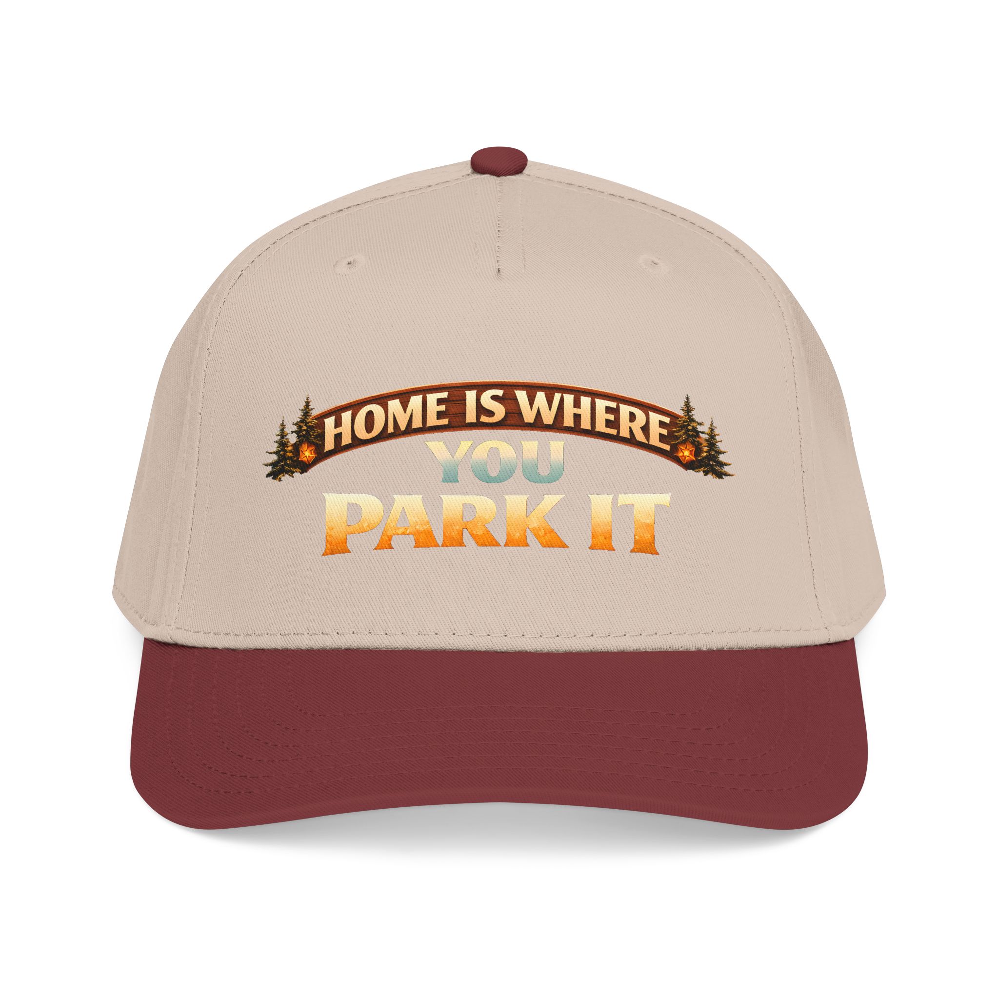 Baseball Cap - "Home Is Where You Park It" Design Scenic-Line