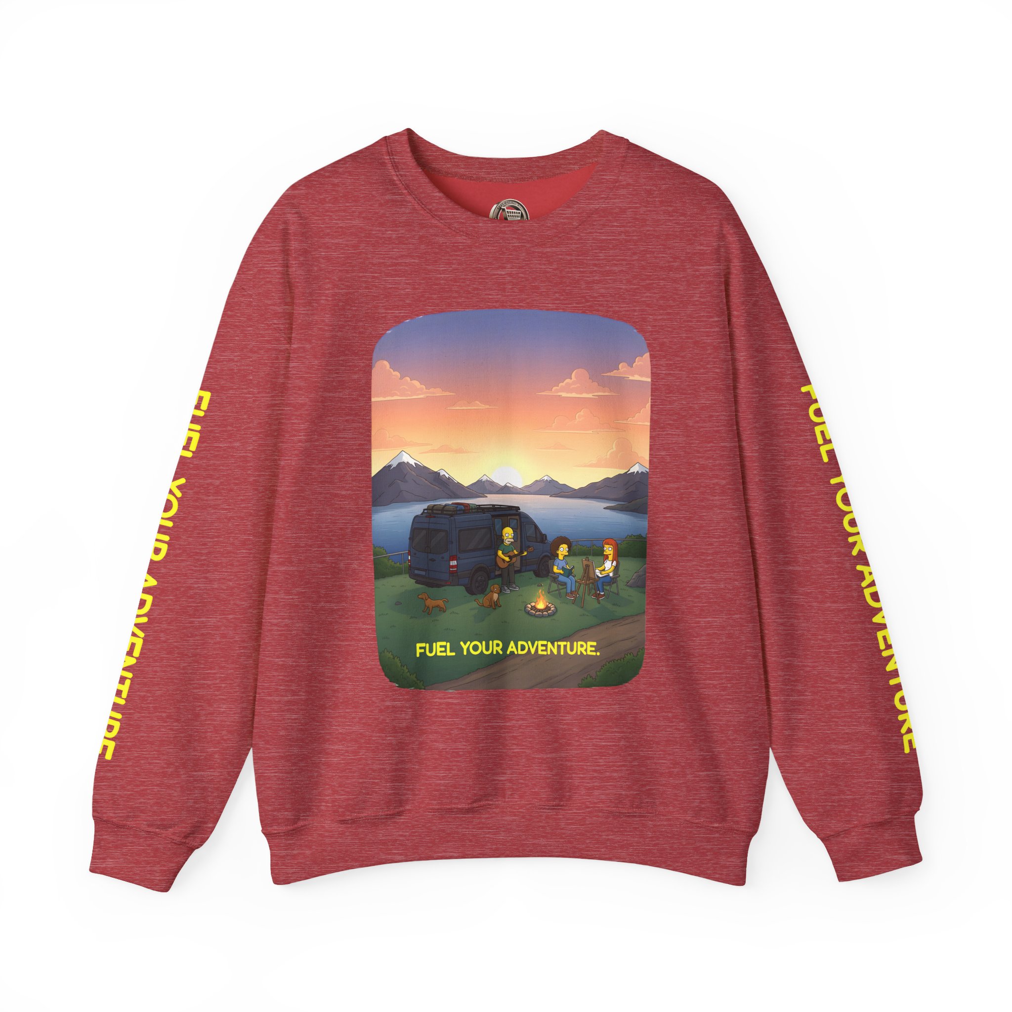 14585769117027770179_2048.jpeg Unisex Heavy Blend™ Crewneck Sweatshirt — "Fuel Your Adventure" Design Sitcom-Line