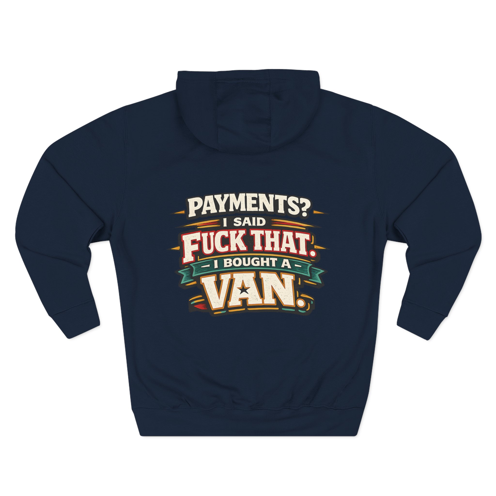 14586095280704940883_2048.jpeg Three-Panel Fleece Hoodie - "Payments?I Said" Design F**K-Line