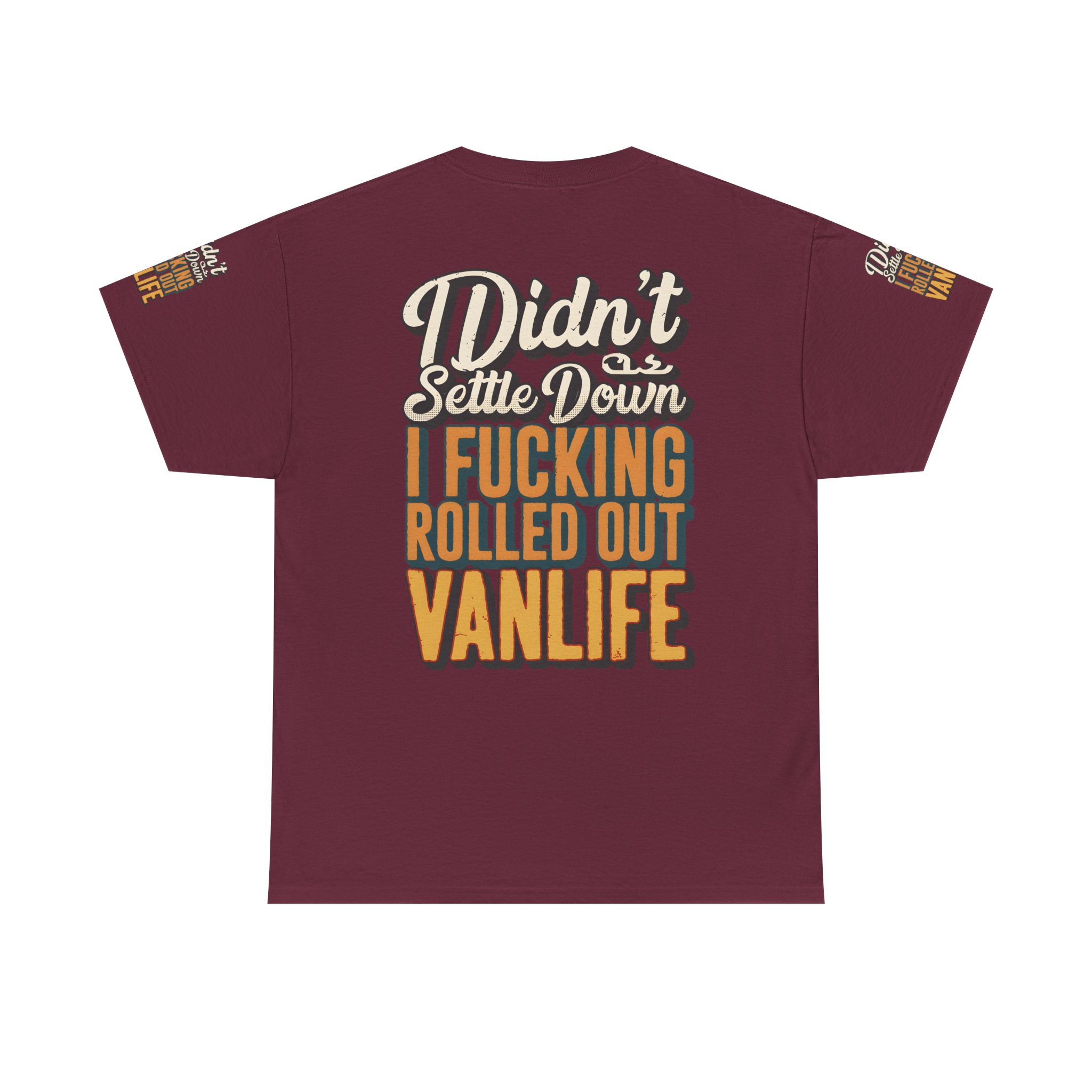 14592528160969027108_2048.jpeg Unisex Heavy Cotton Tee — "Dind´t Settle Down" Design F**K-Line