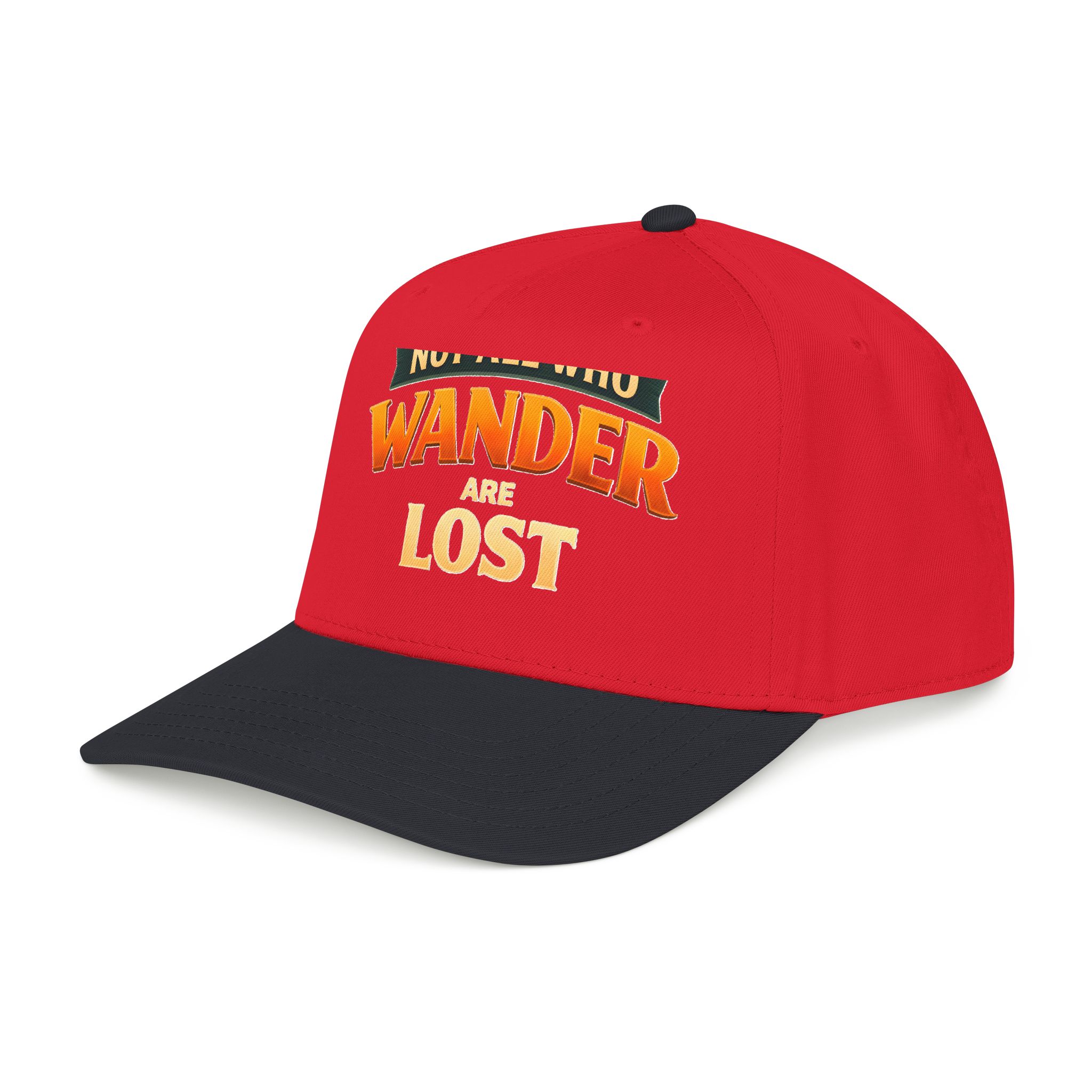 Baseball Cap - "Not All Who Wander Are Lost" Design Scenic-Line