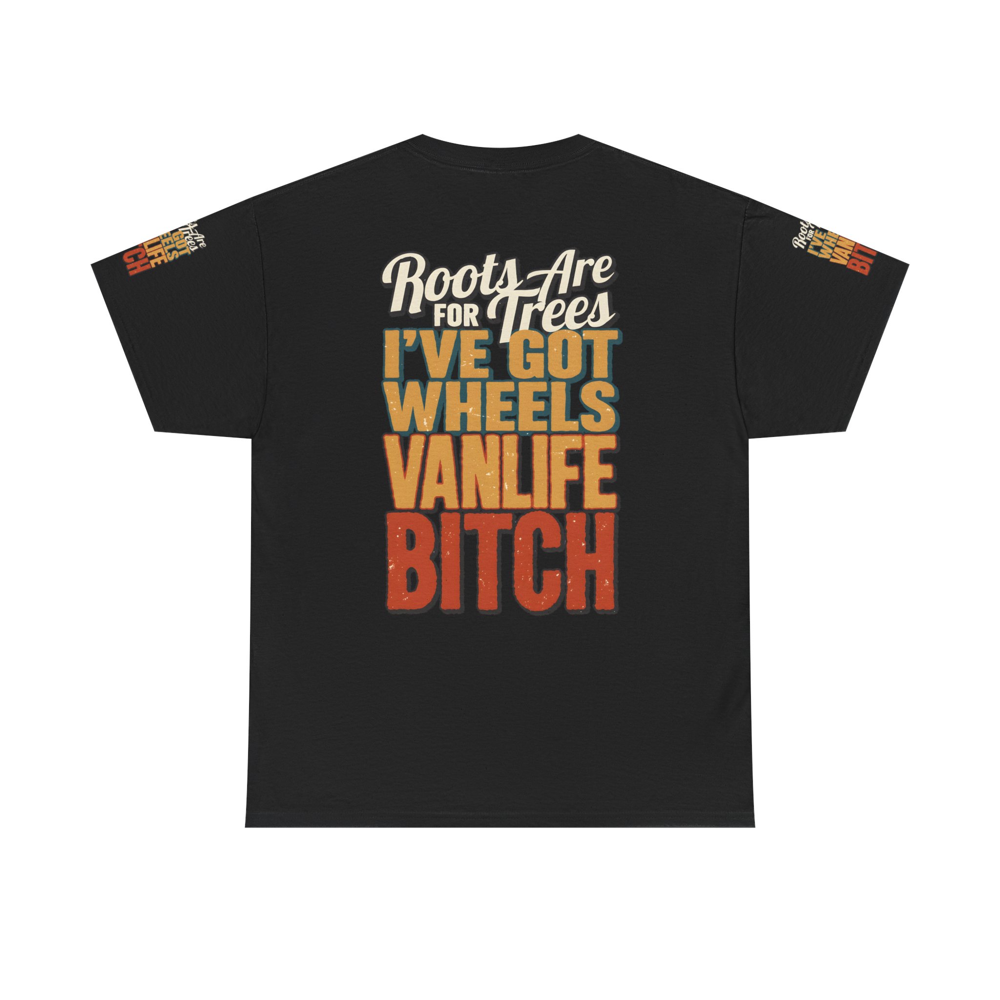 Unisex Heavy Cotton Tee — "Roots Are For Trees" Design F**K-Line