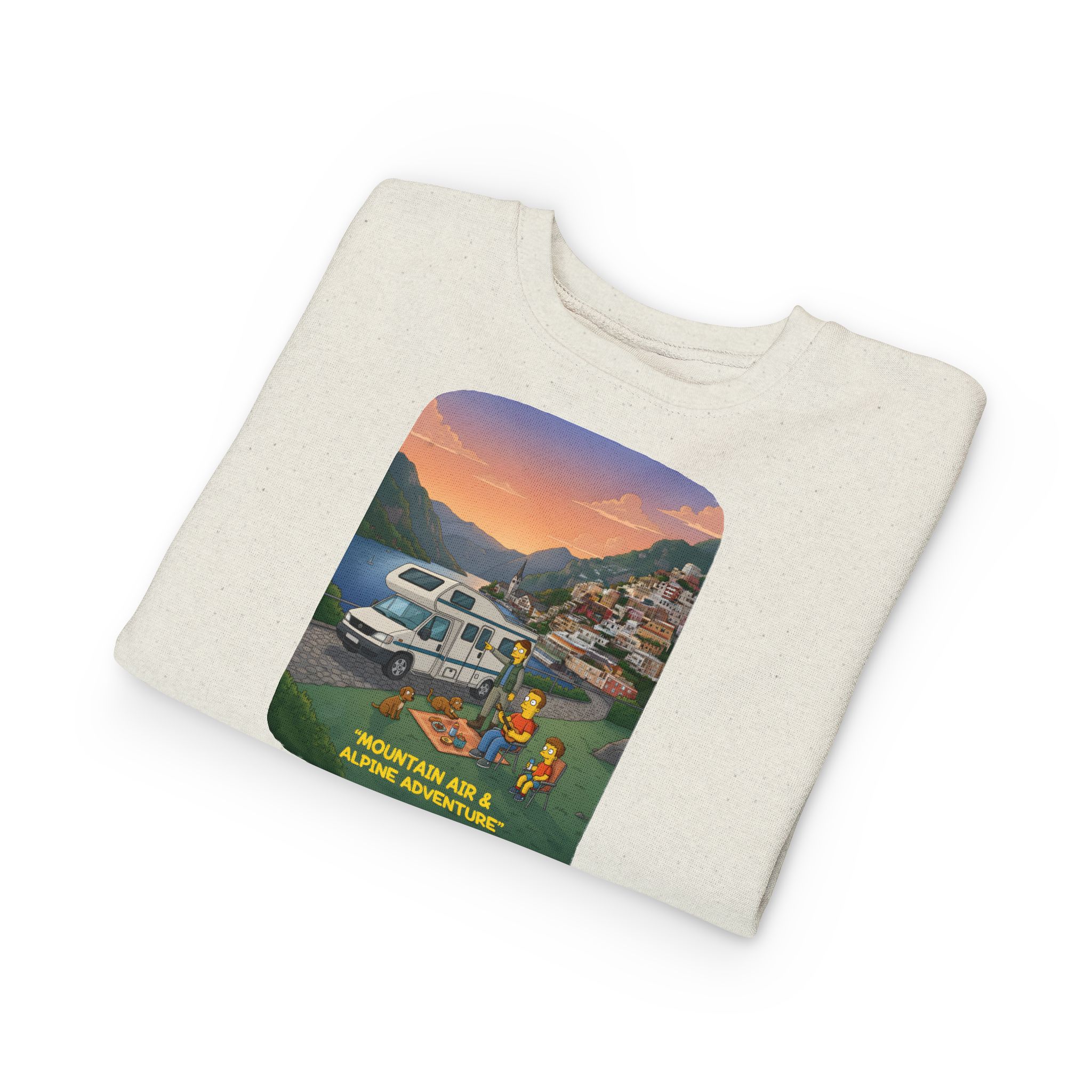 Toddler Sweatshirt - "Mountain Air-Alpine Adventure" (Design Sitcom-Line)